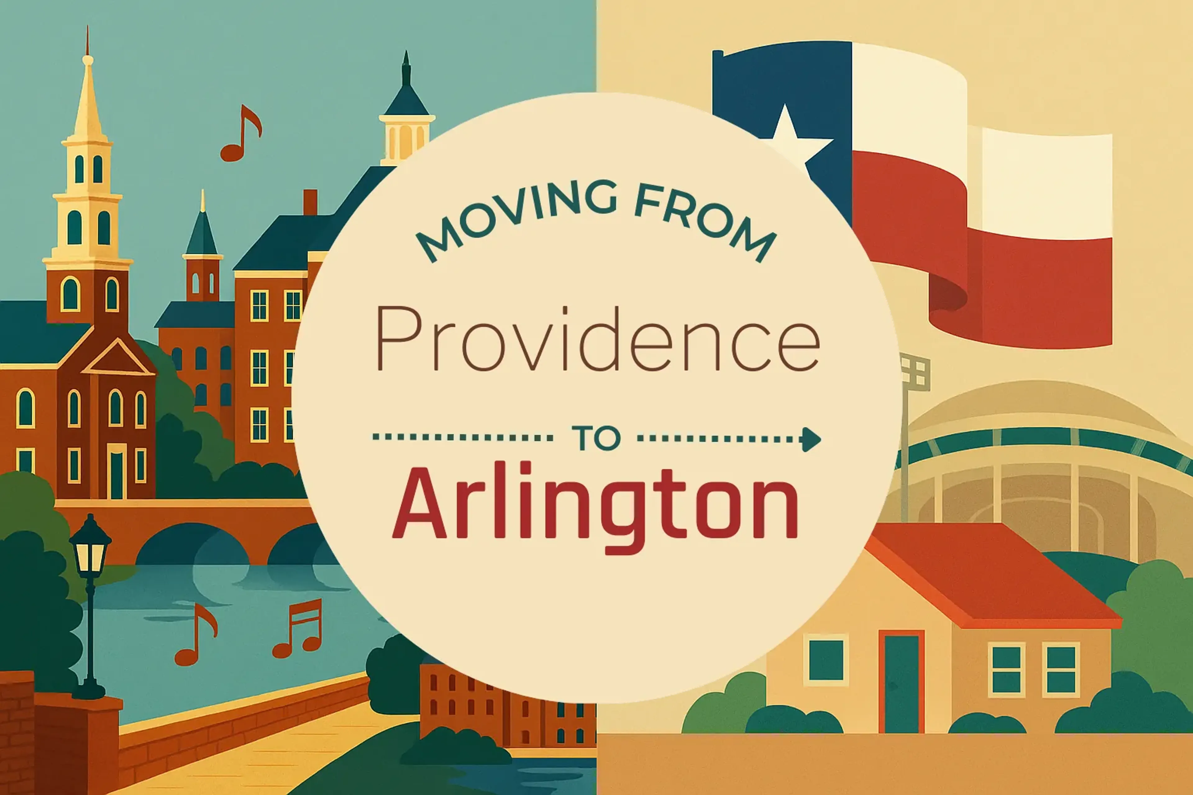 Side-by-side comparison of Providence to Arlington moving companies