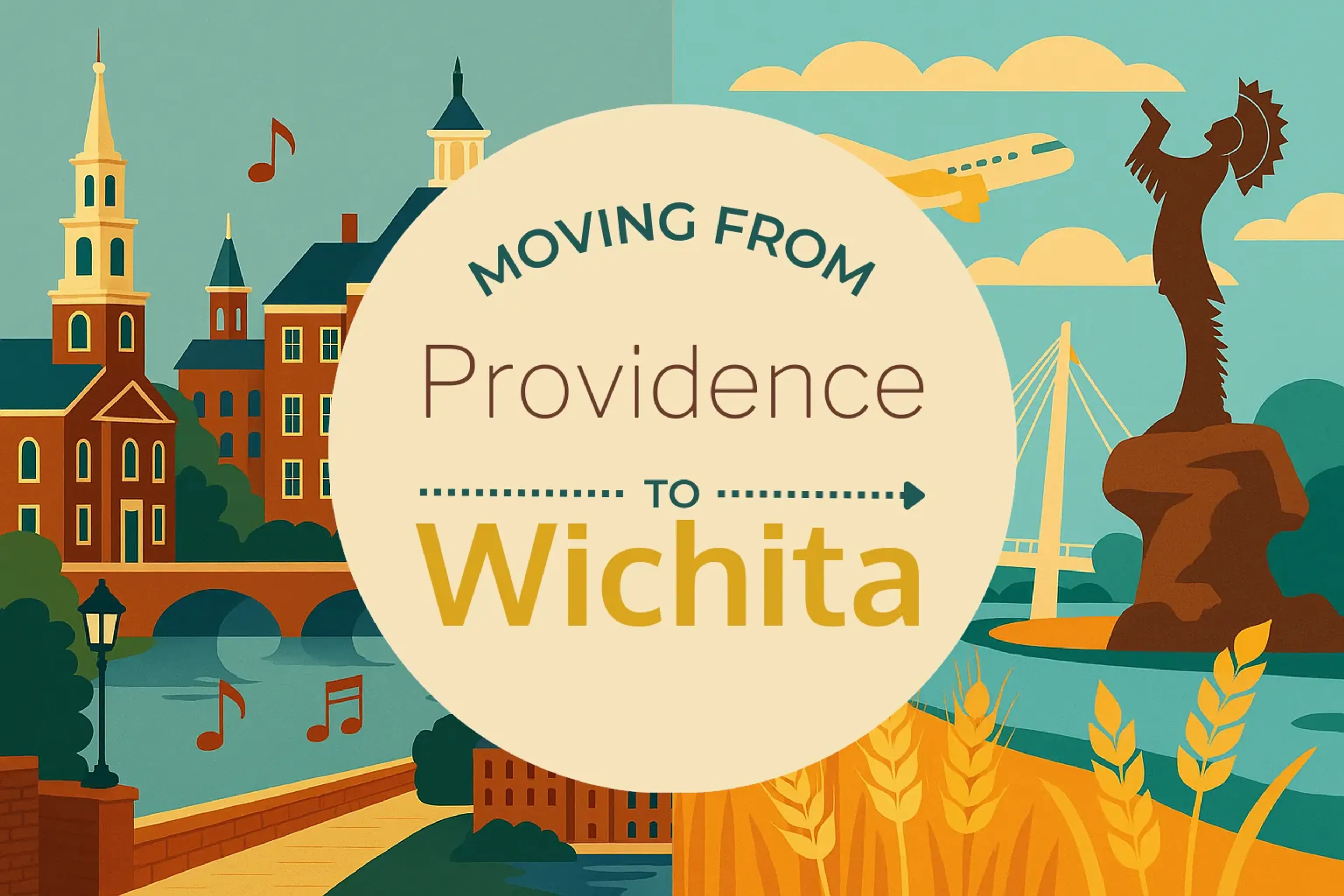 Side-by-side comparison of Providence to Wichita moving companies