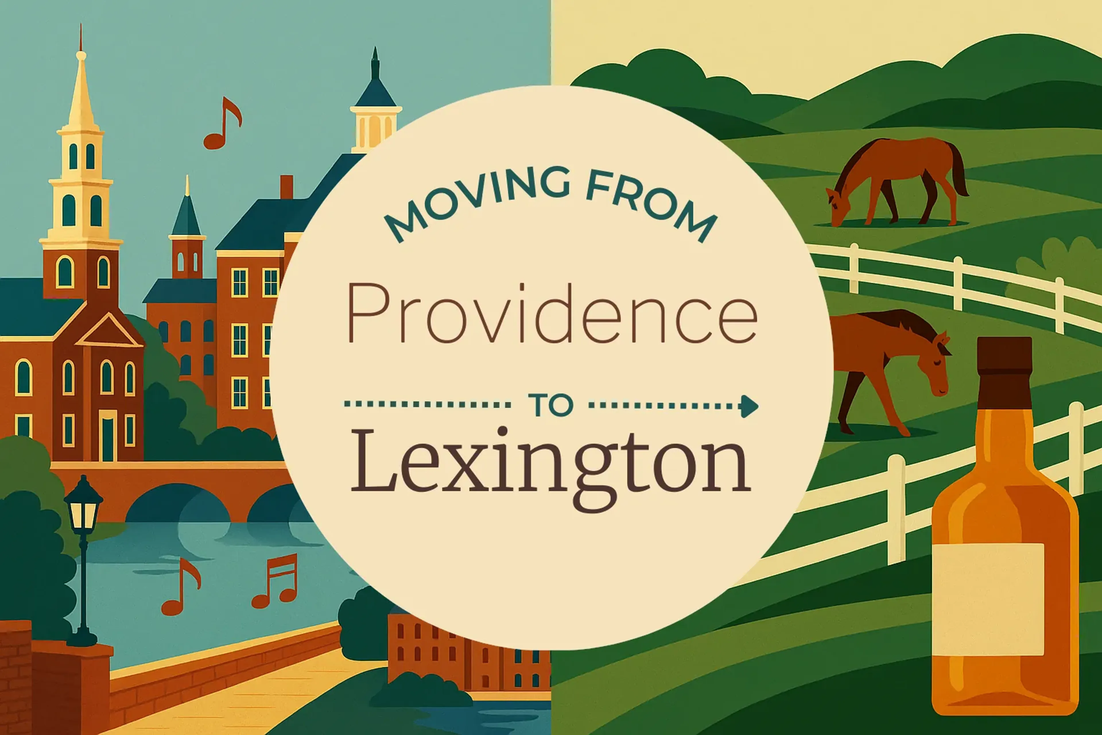 Side-by-side comparison of Providence to Lexington moving companies
