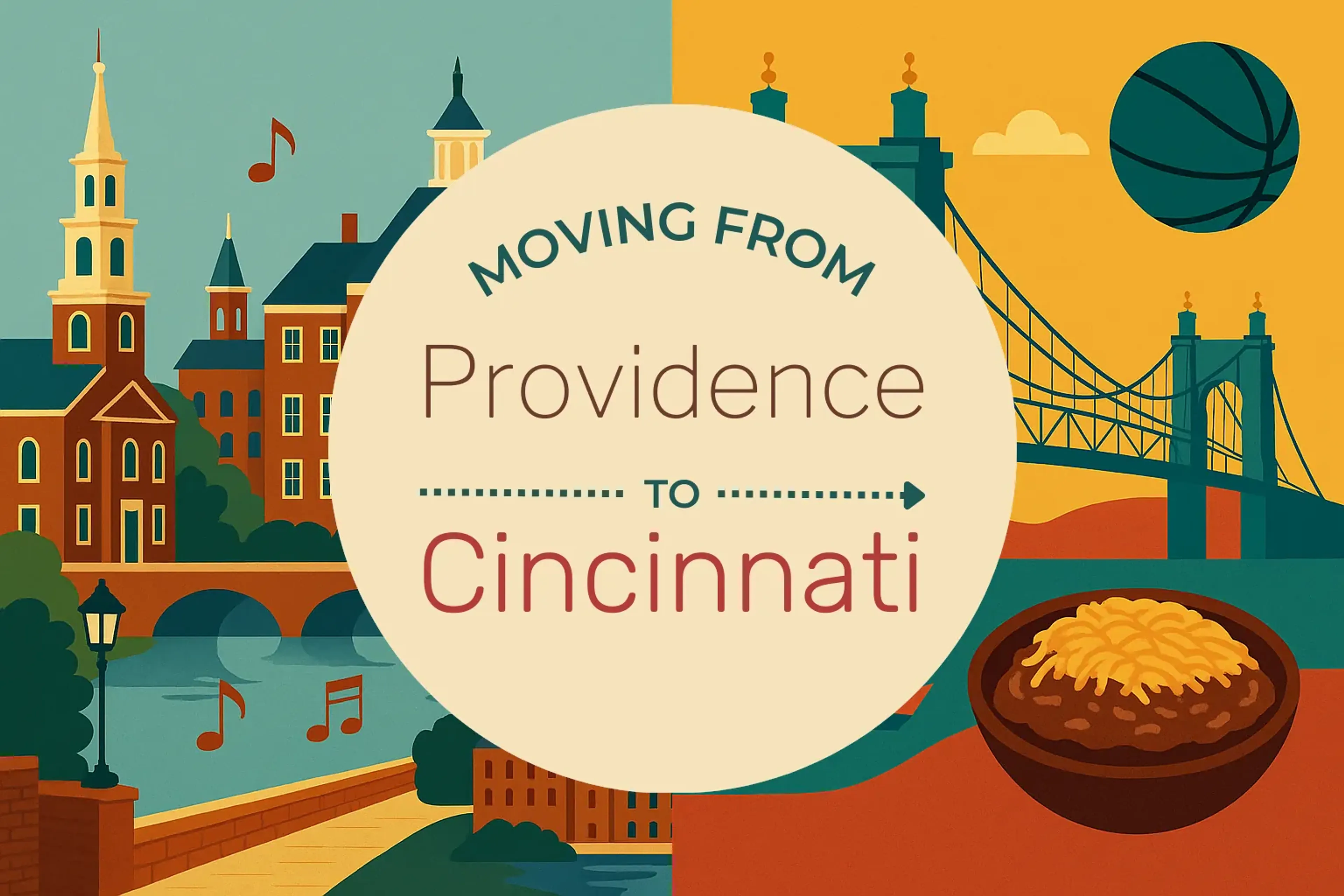 Side-by-side comparison of Providence to Cincinnati moving companies