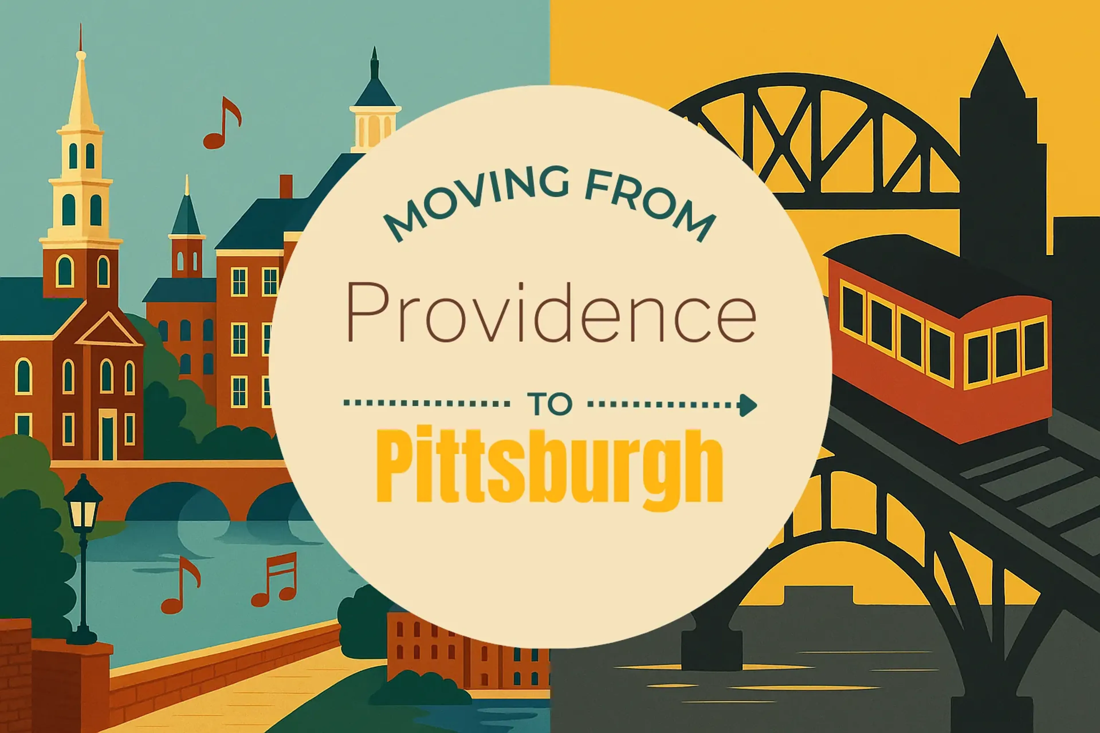 Side-by-side comparison of Providence to Pittsburgh moving companies