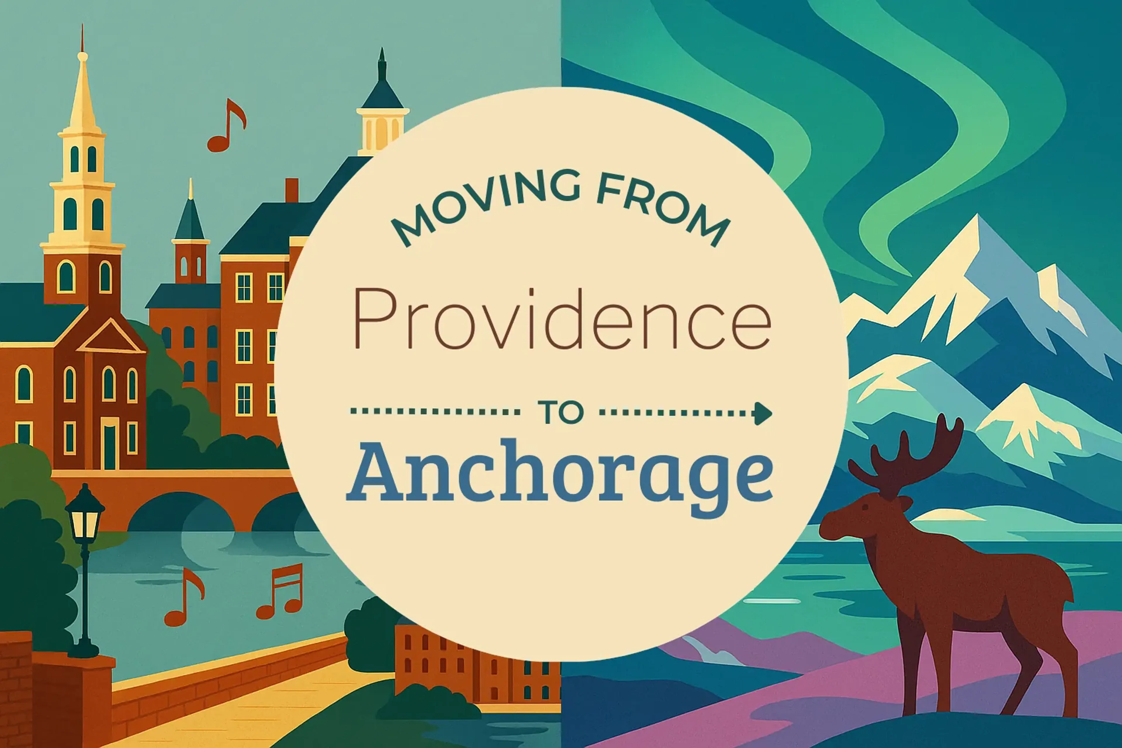 Side-by-side comparison of Providence to Anchorage moving companies