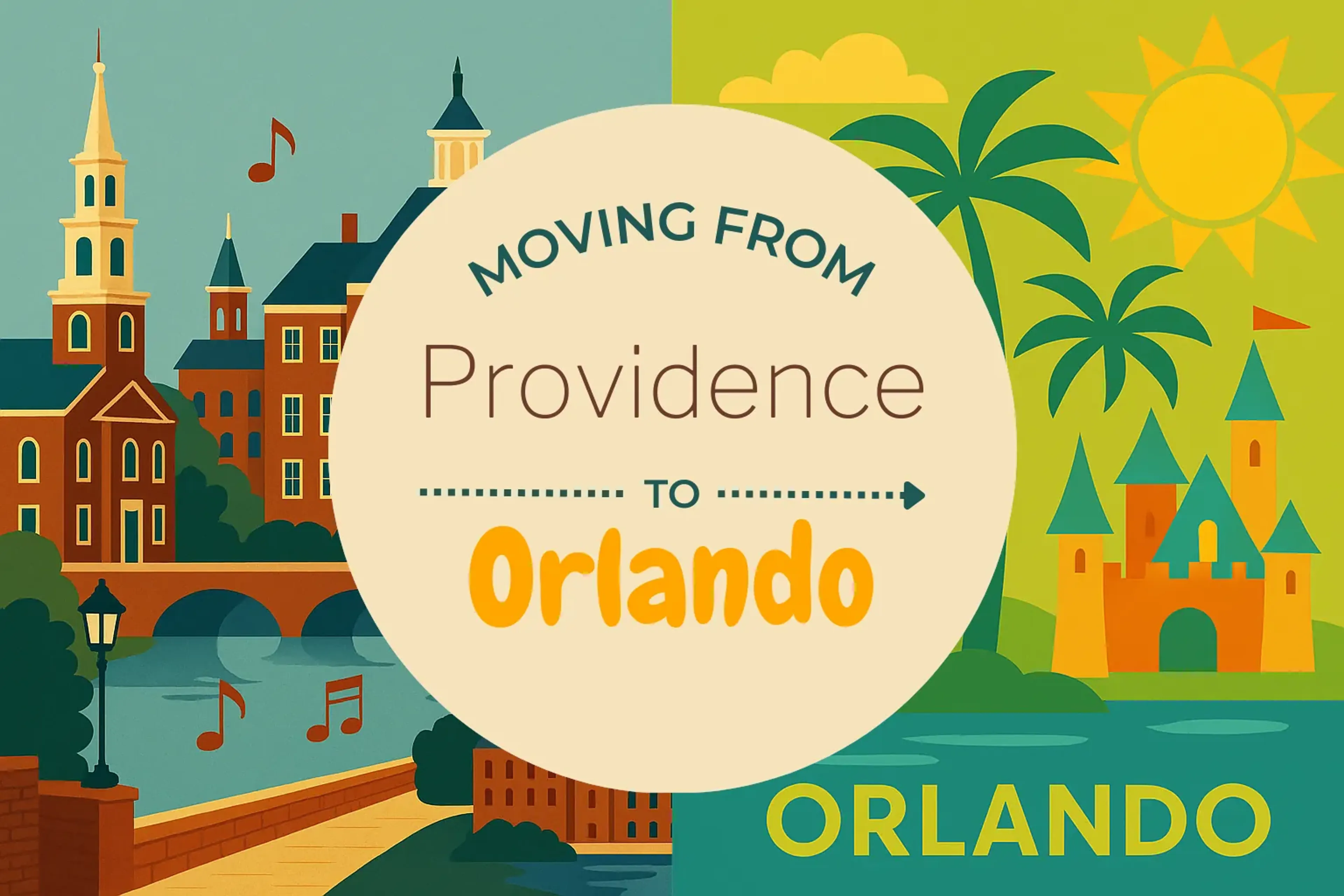 Side-by-side comparison of Providence to Orlando moving companies