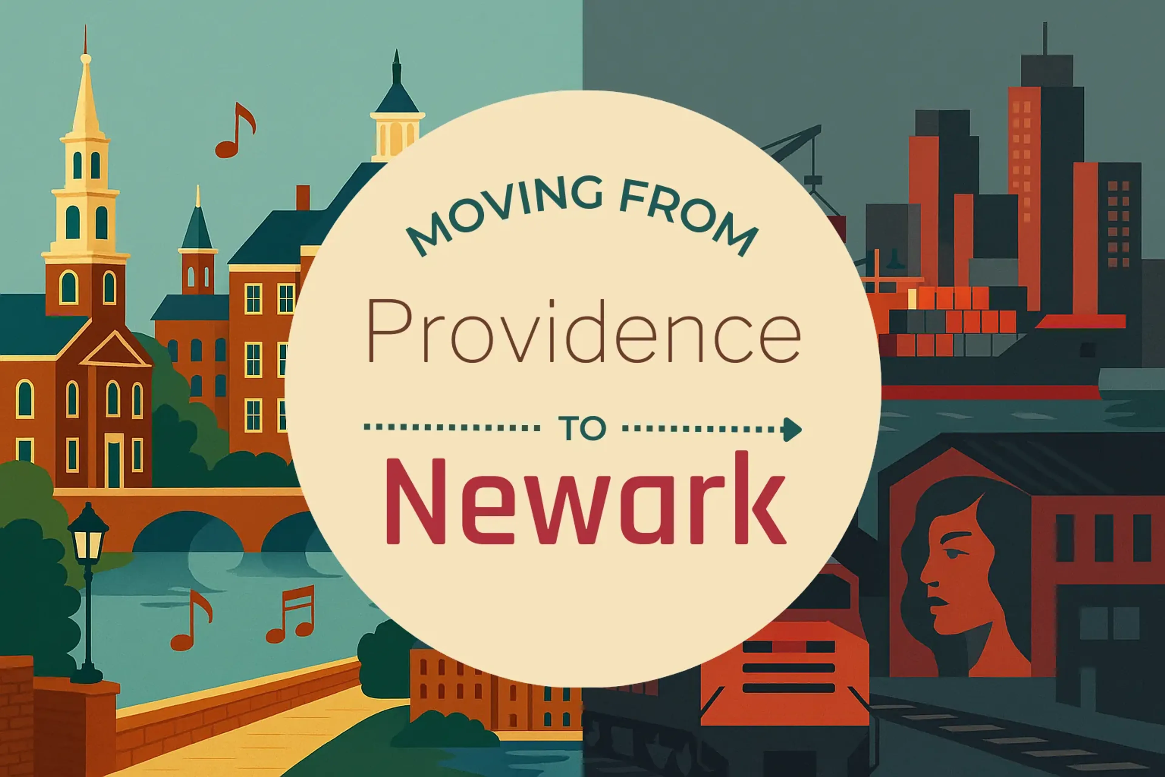 Side-by-side comparison of Providence to Newark moving companies
