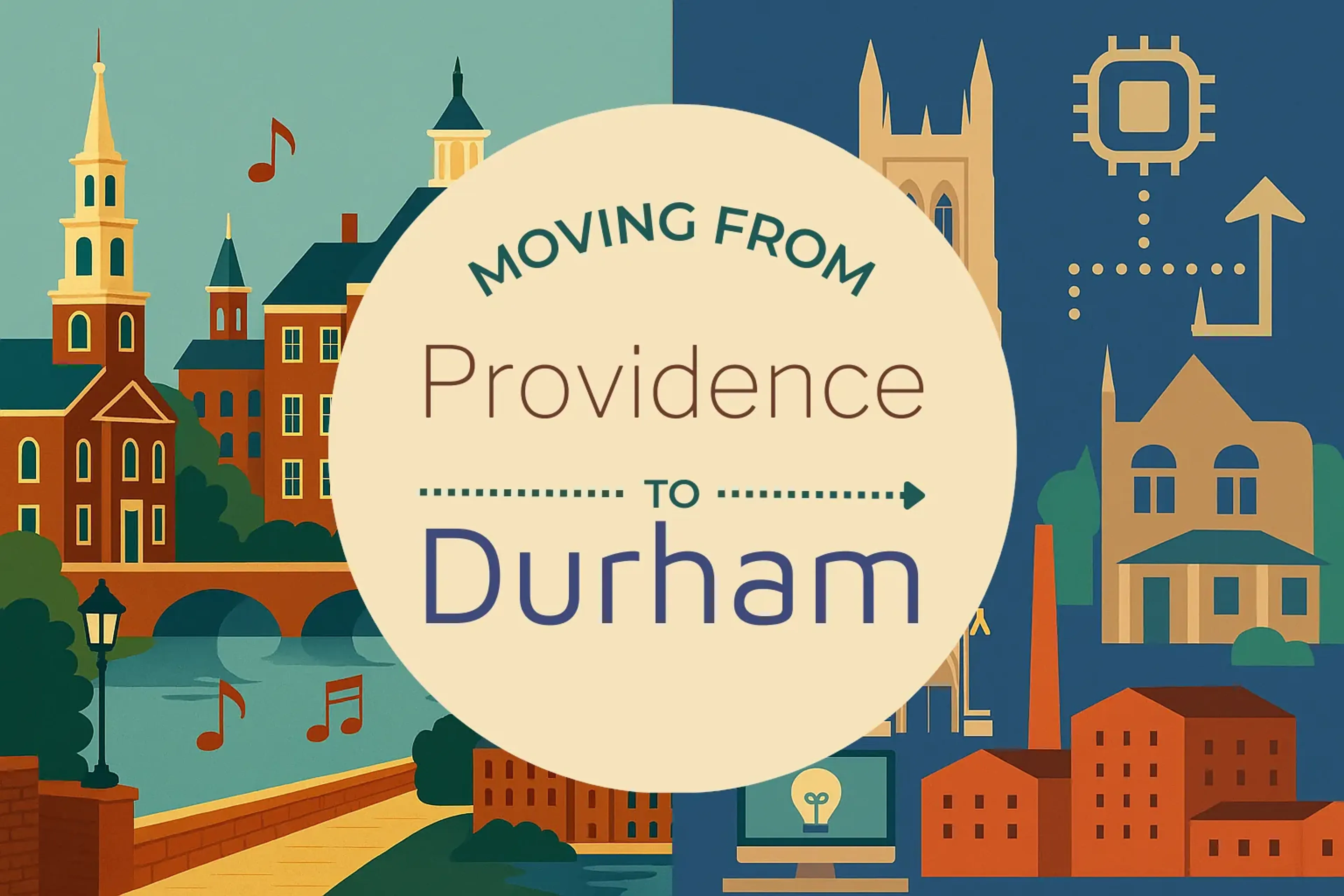 Side-by-side comparison of Providence to Durham moving companies