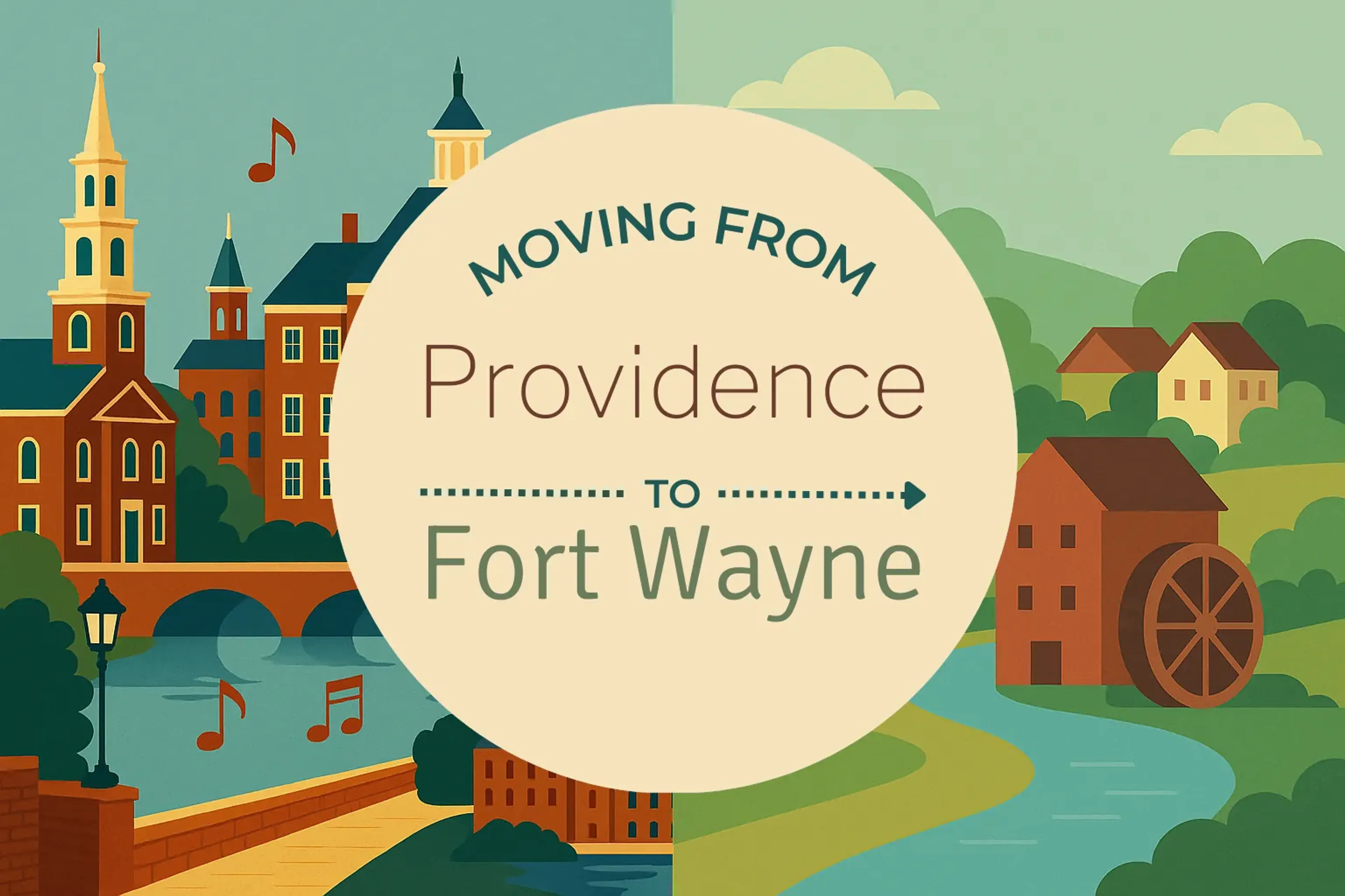 Side-by-side comparison of Providence to Fort Wayne moving companies
