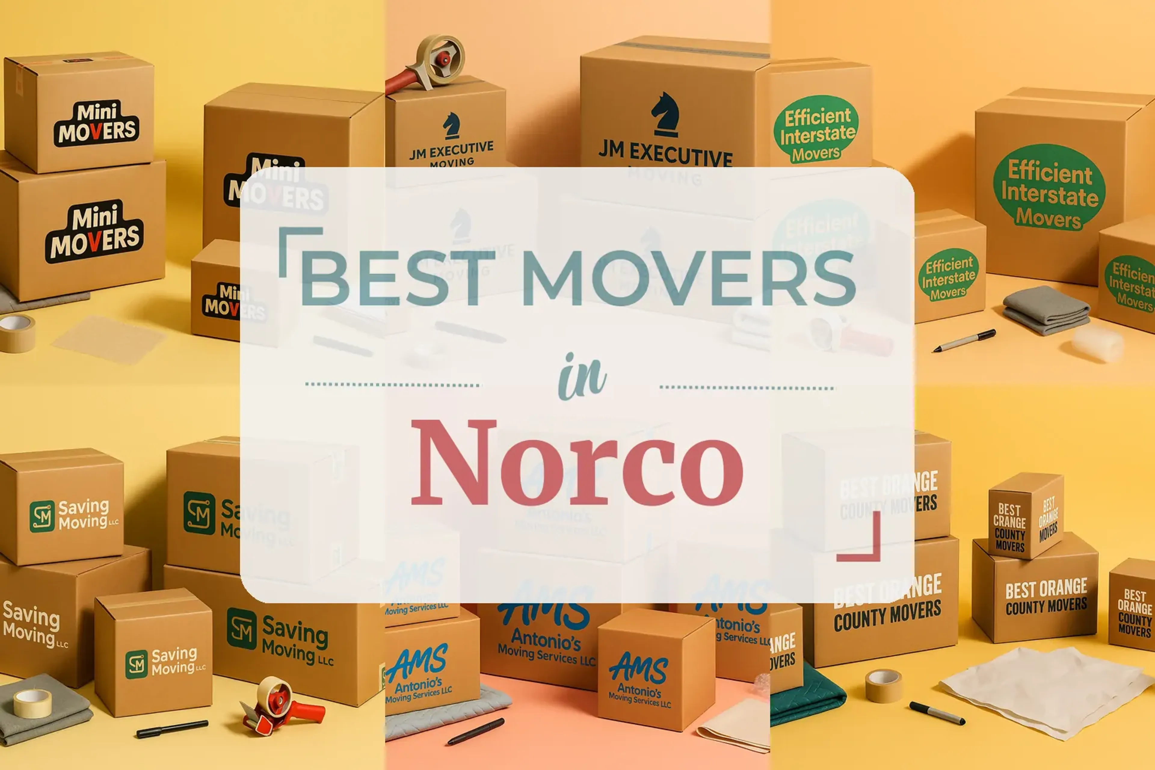 Side-by-side comparison of Norco moving companies