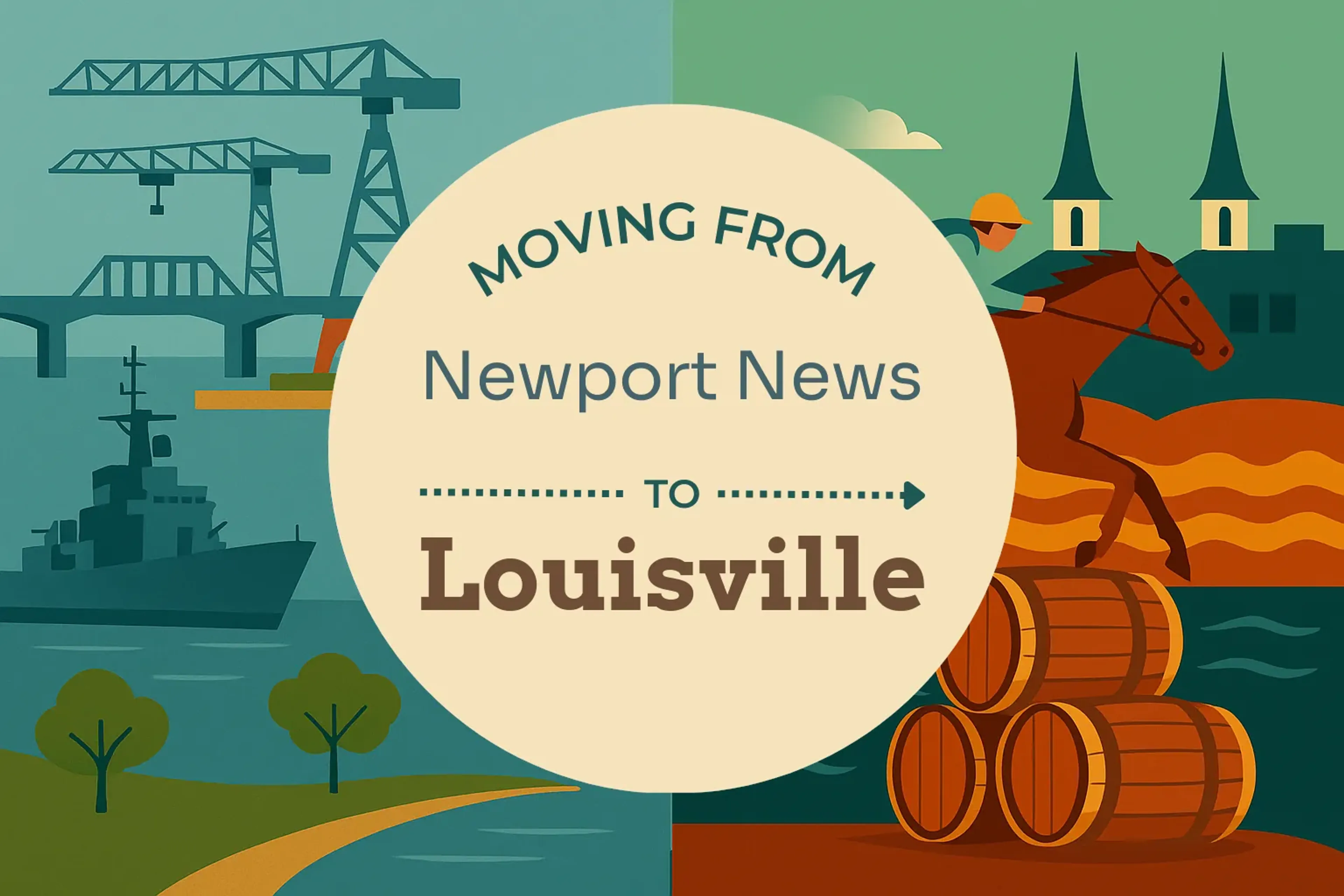 Side-by-side comparison of Newport News to Louisville moving companies