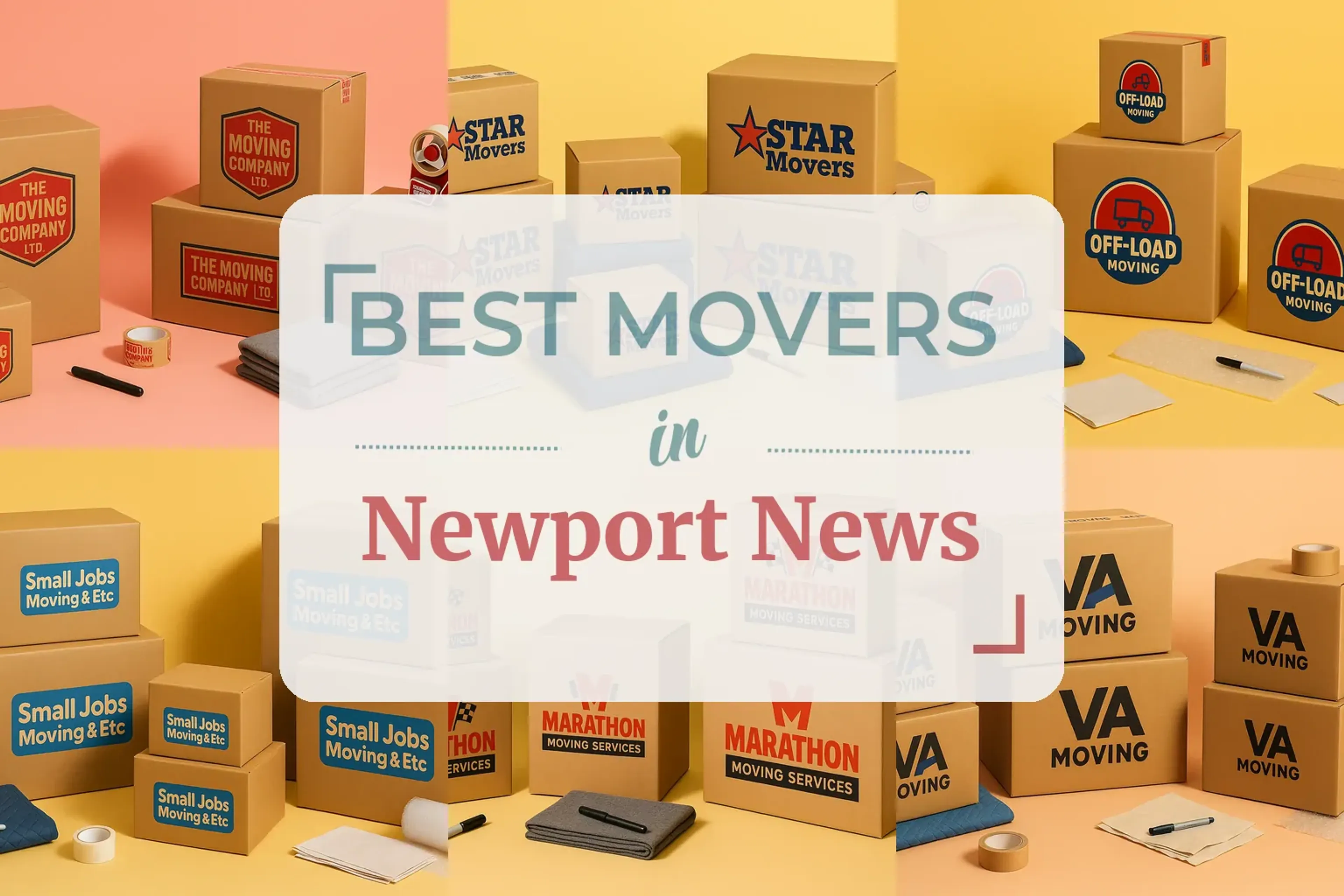 Side-by-side comparison of Newport News moving companies