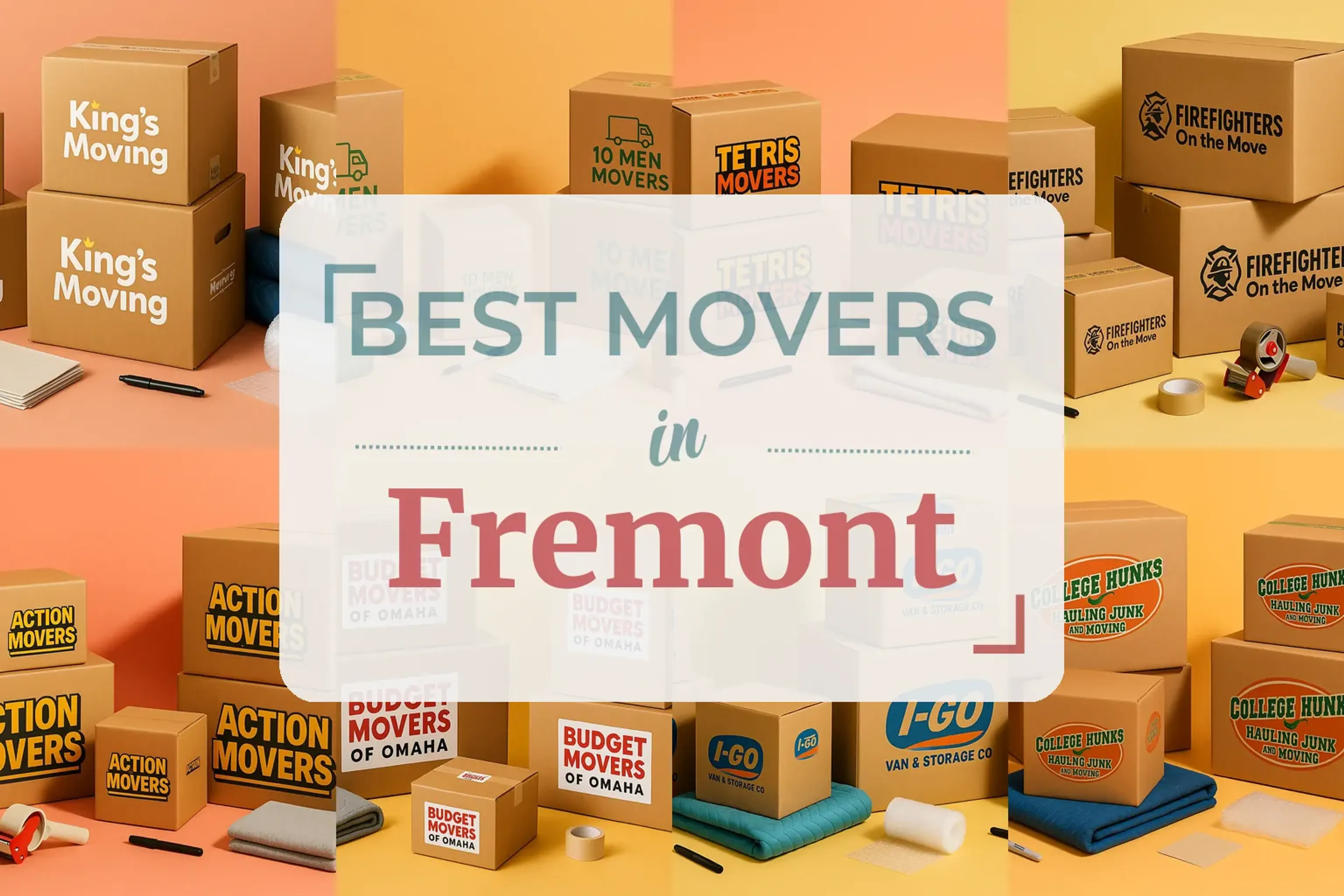 Side-by-side comparison of Fremont moving companies