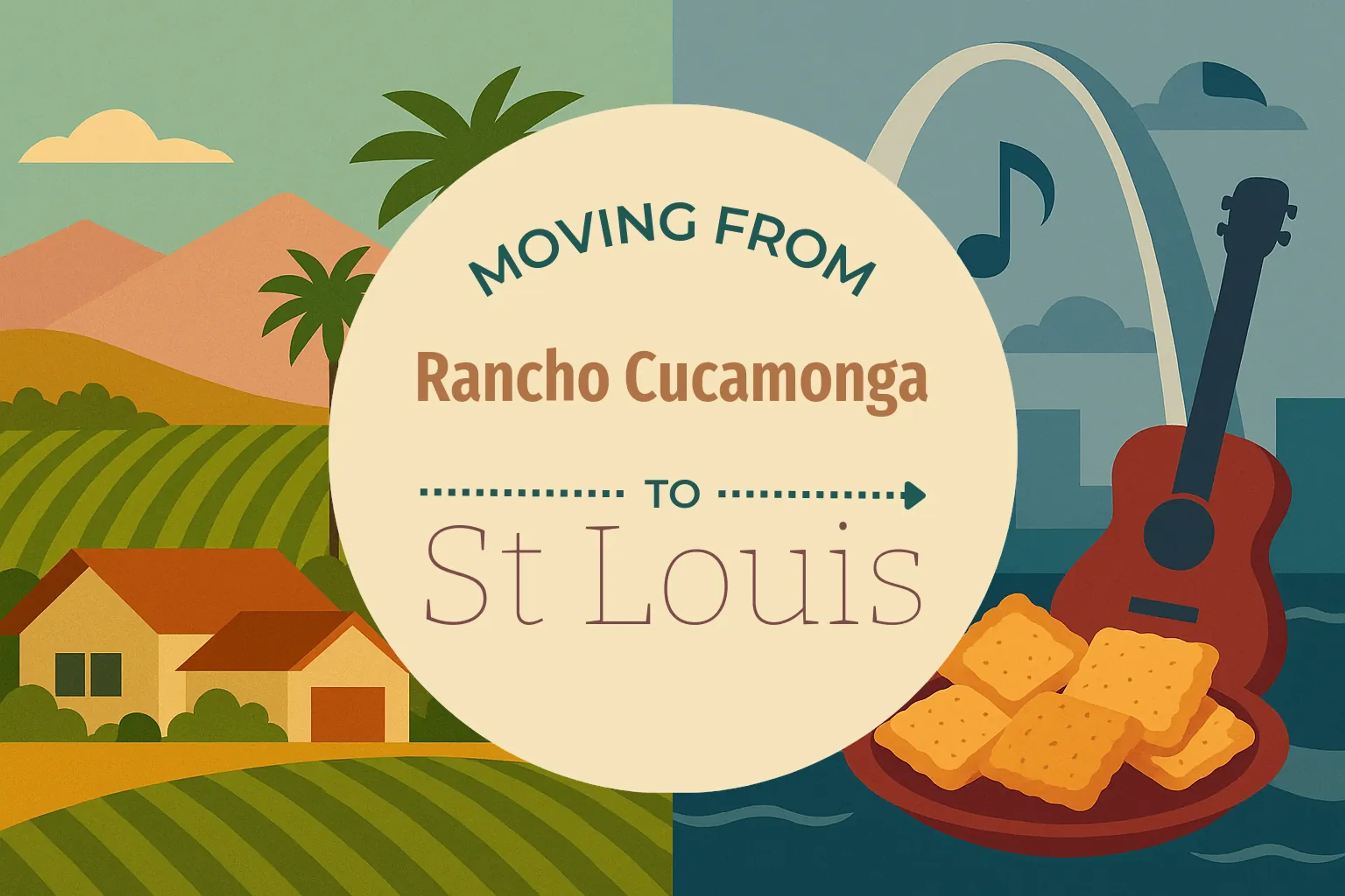 Side-by-side comparison of Rancho Cucamonga to St. Louis moving companies