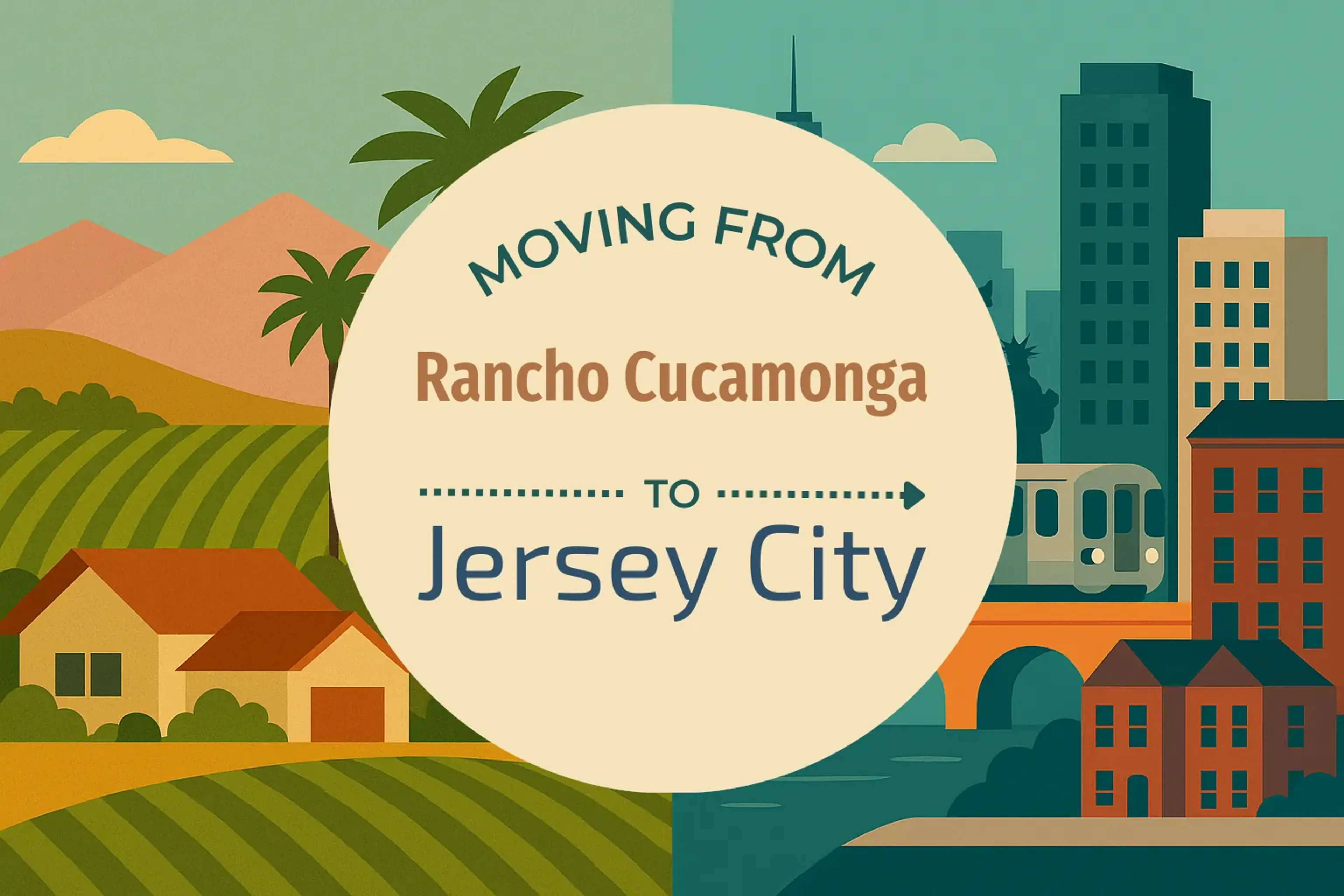 Side-by-side comparison of Rancho Cucamonga to Jersey City moving companies
