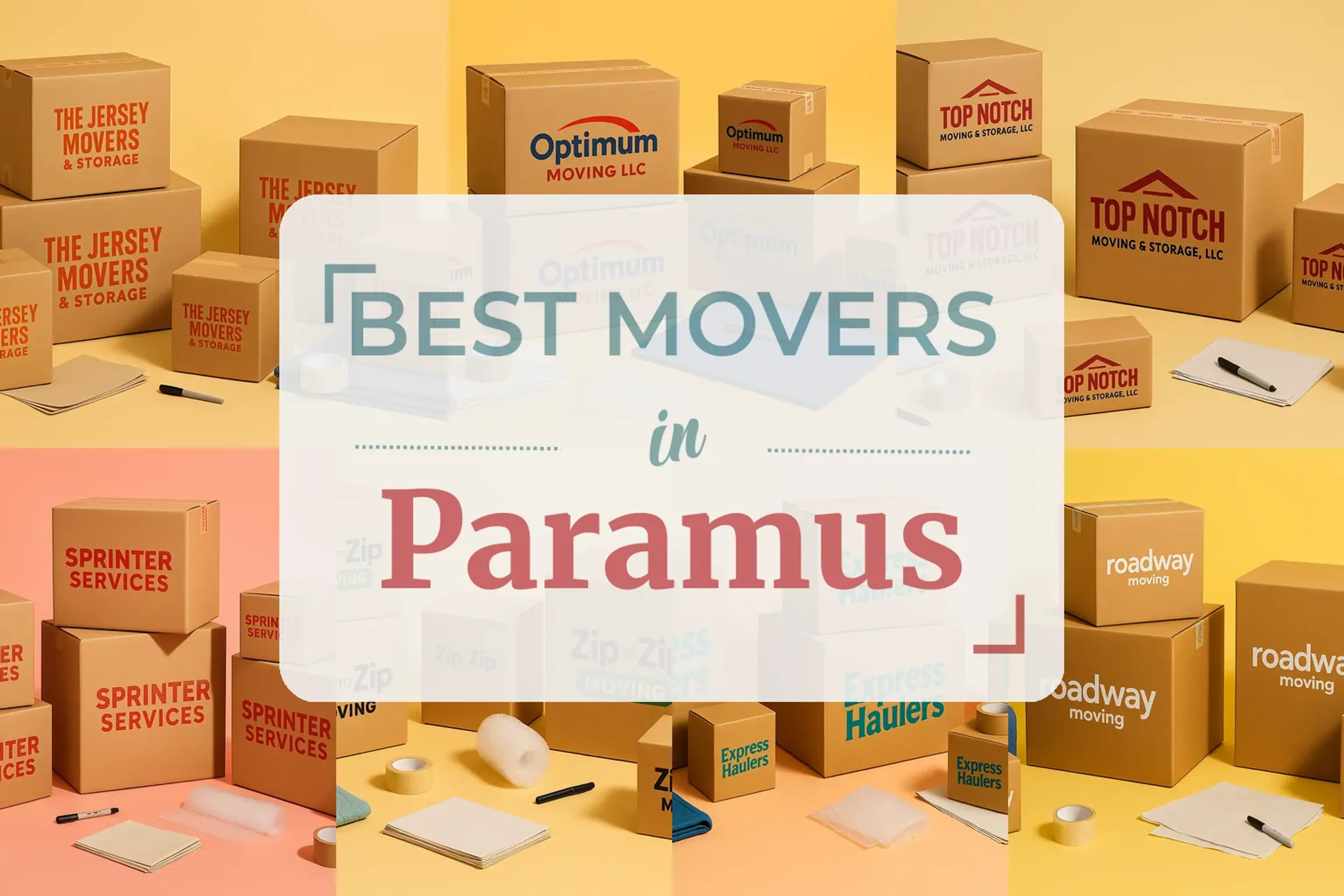 Side-by-side comparison of Paramus moving companies
