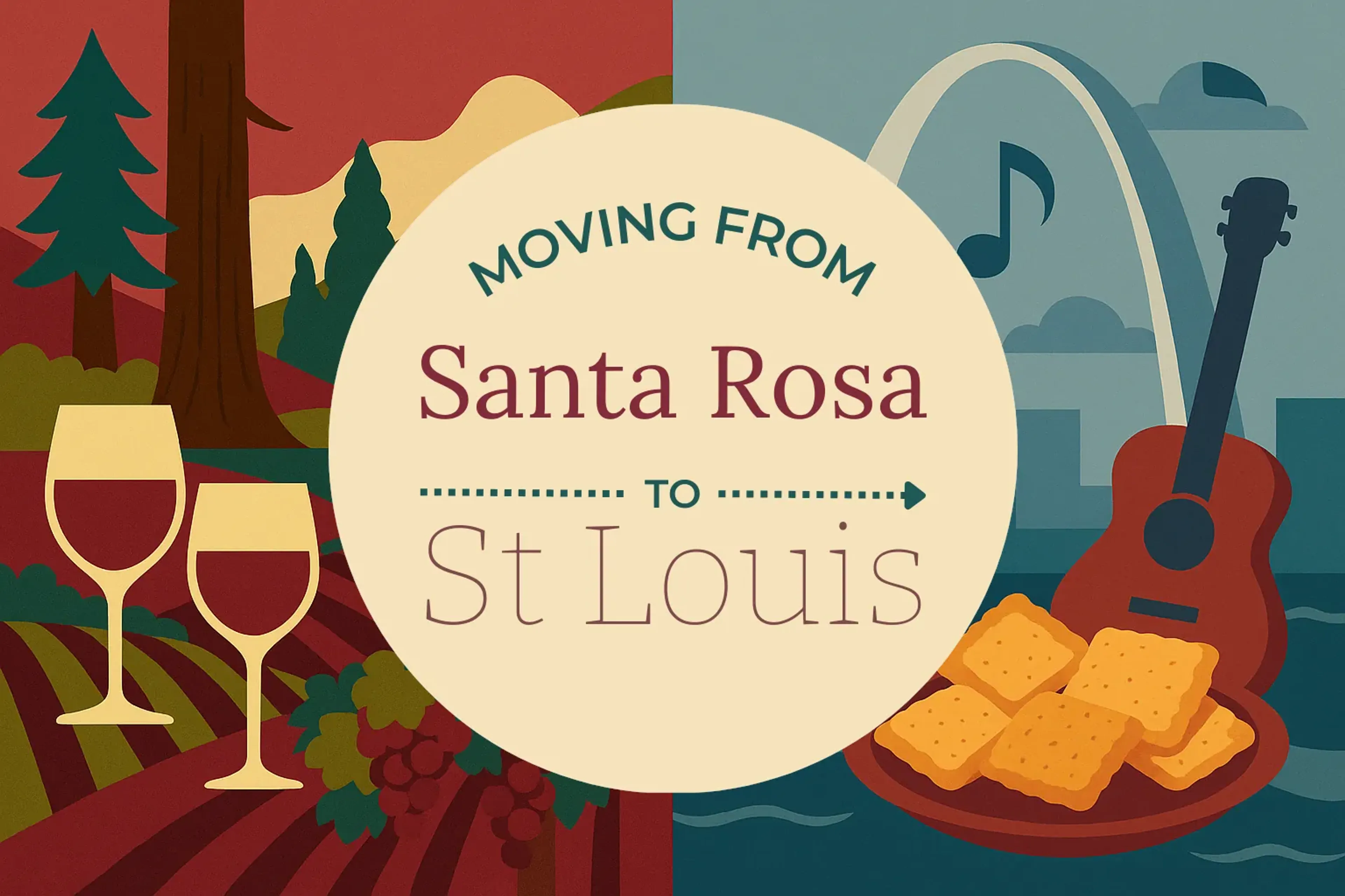 Side-by-side comparison of Santa Rosa to St. Louis moving companies