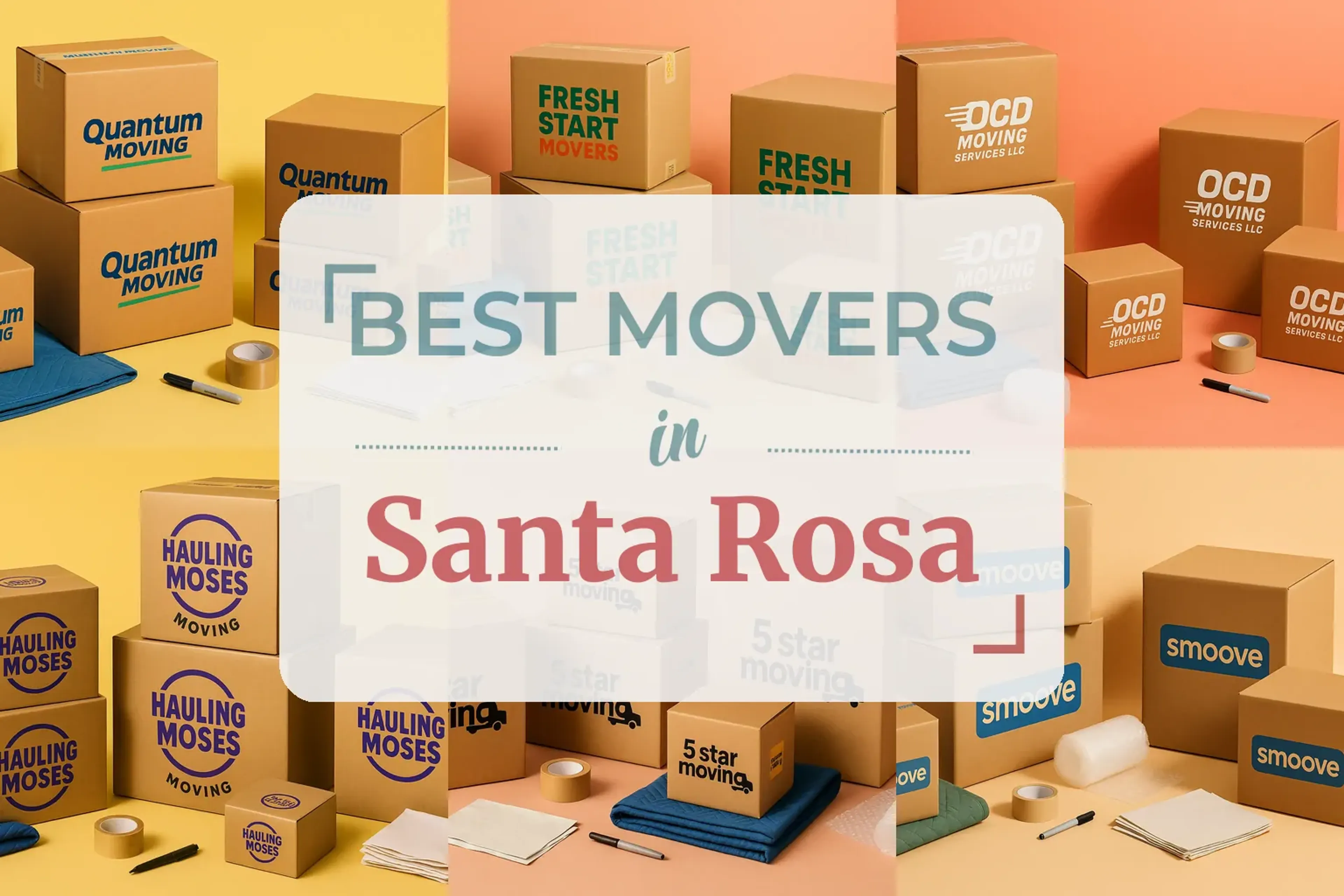 Side-by-side comparison of Santa Rosa moving companies