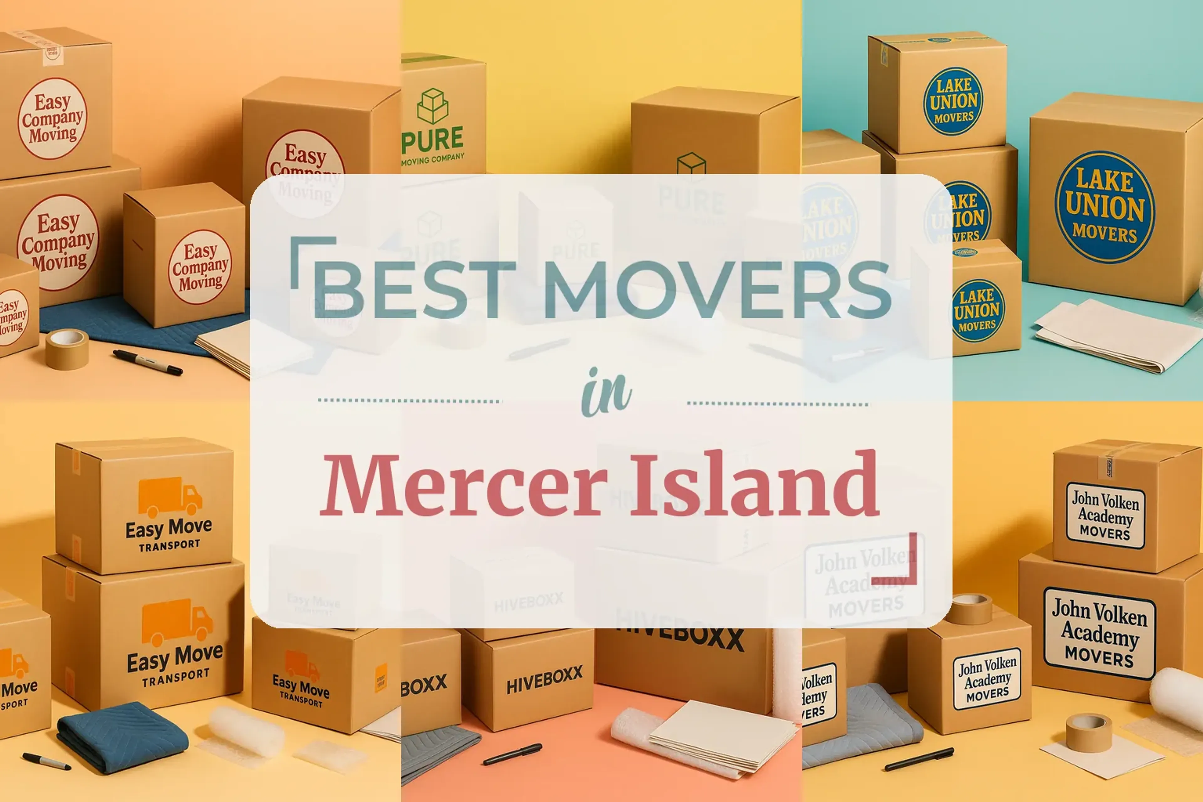 Side-by-side comparison of Mercer Island moving companies
