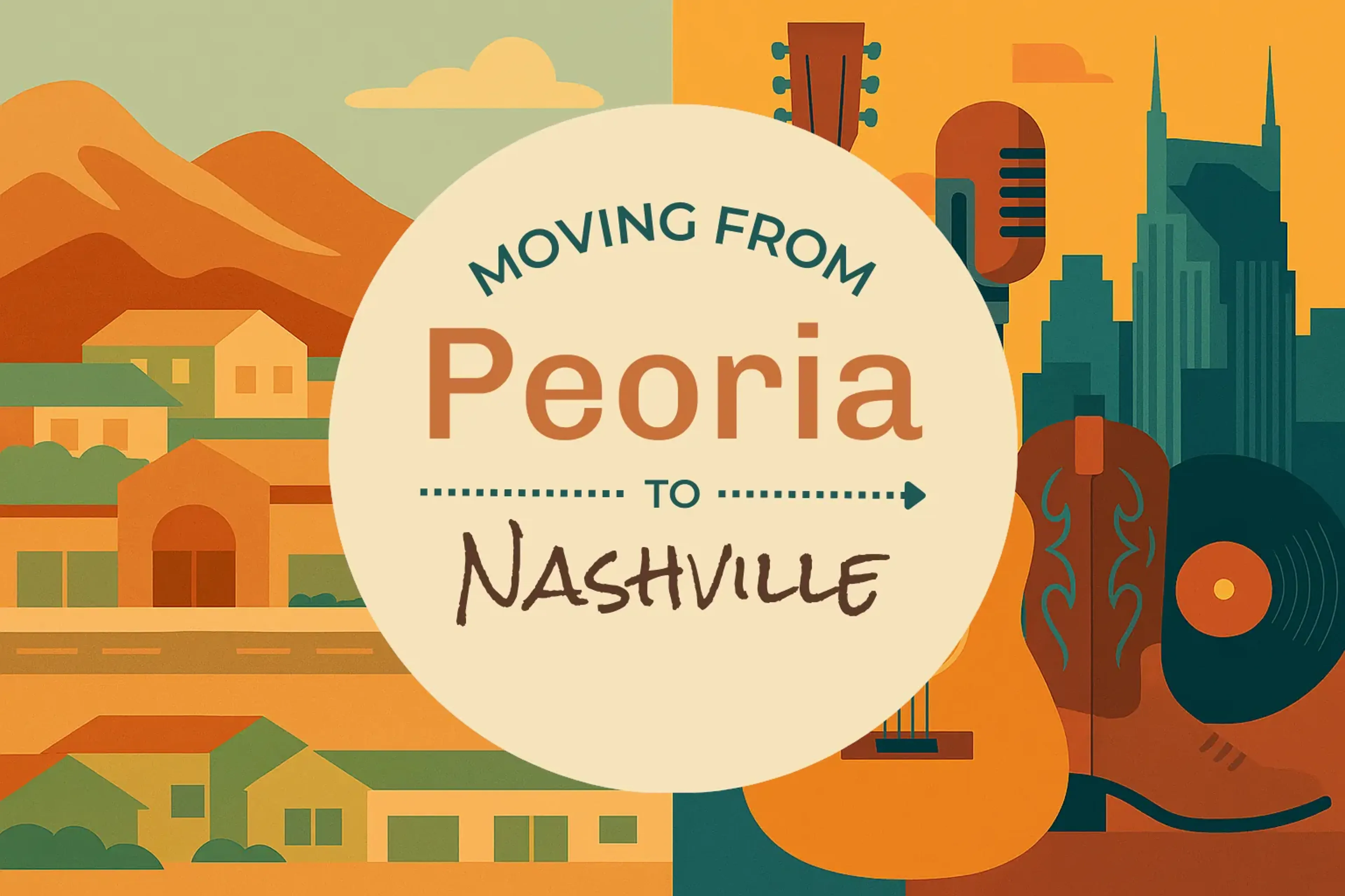 Side-by-side comparison of Peoria to Nashville moving companies