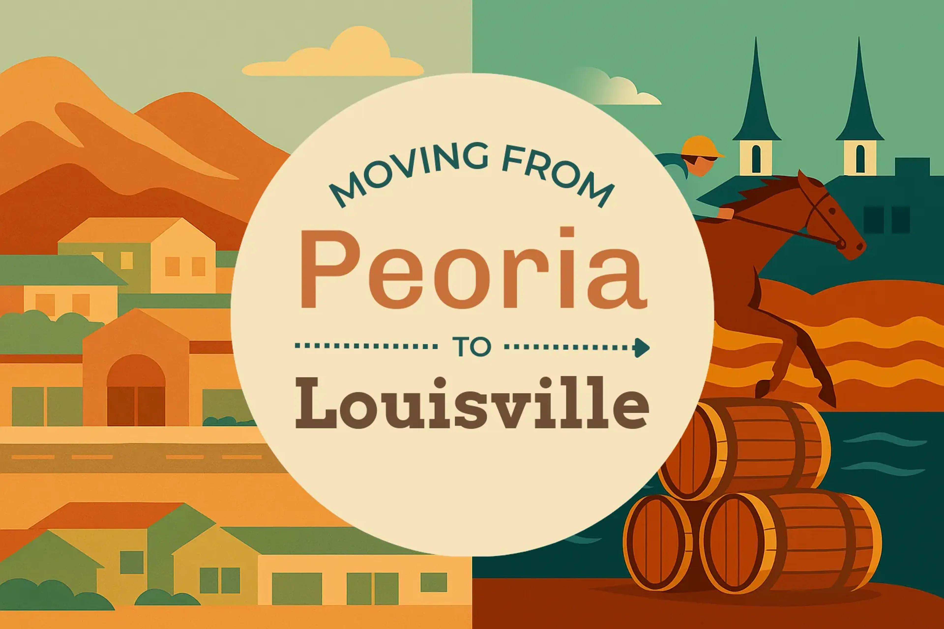 Side-by-side comparison of Peoria to Louisville moving companies