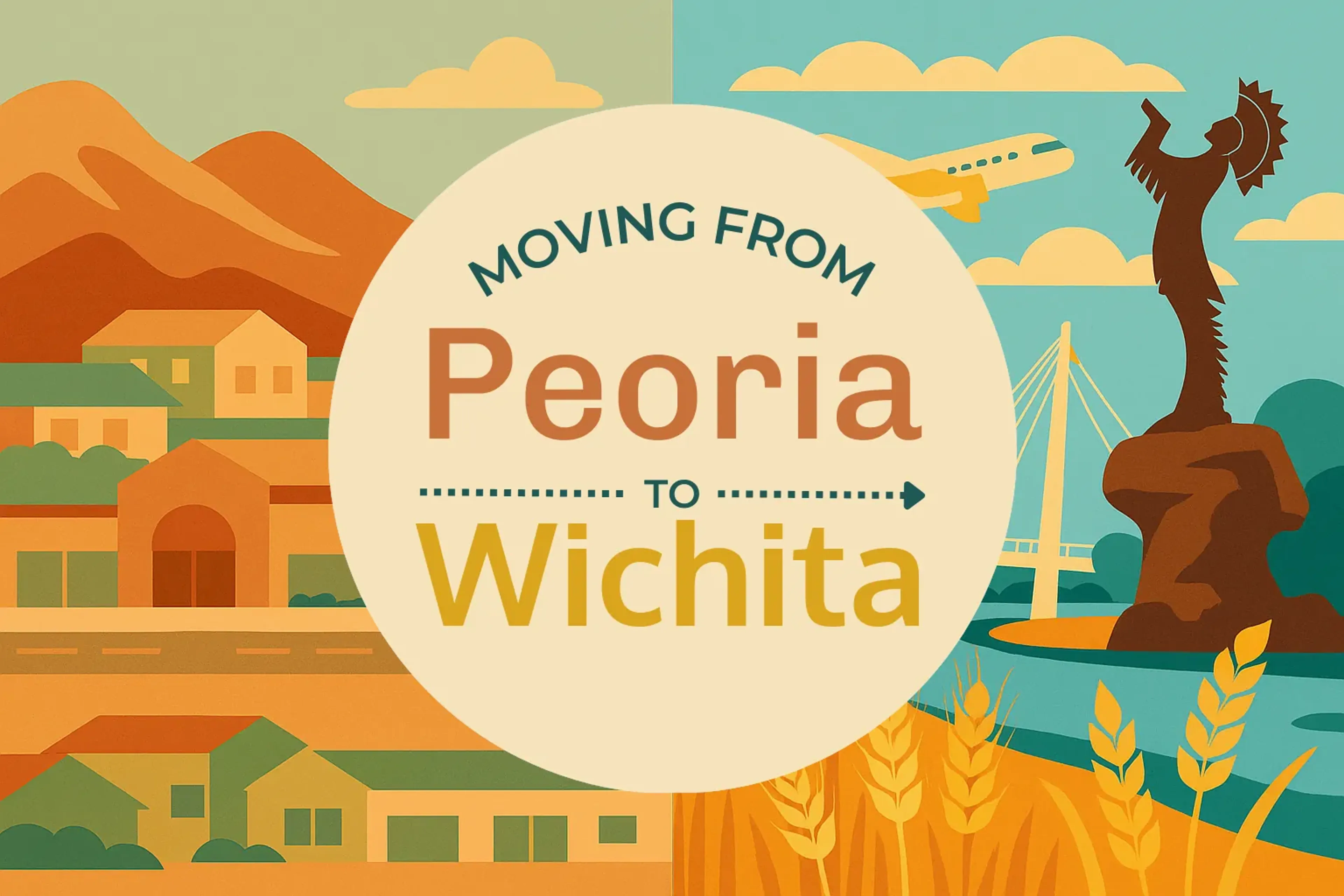Side-by-side comparison of Peoria to Wichita moving companies
