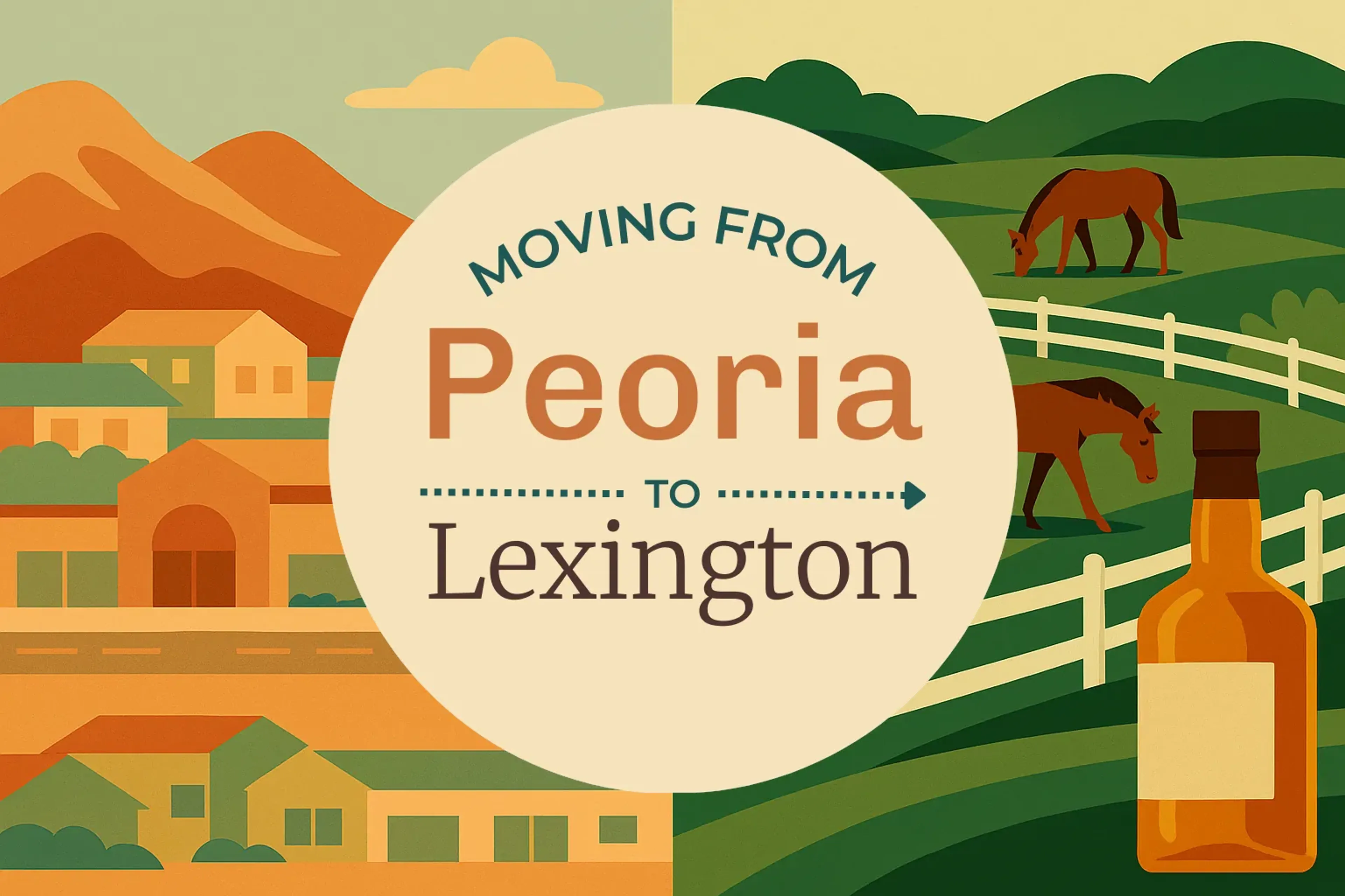 Side-by-side comparison of Peoria to Lexington moving companies
