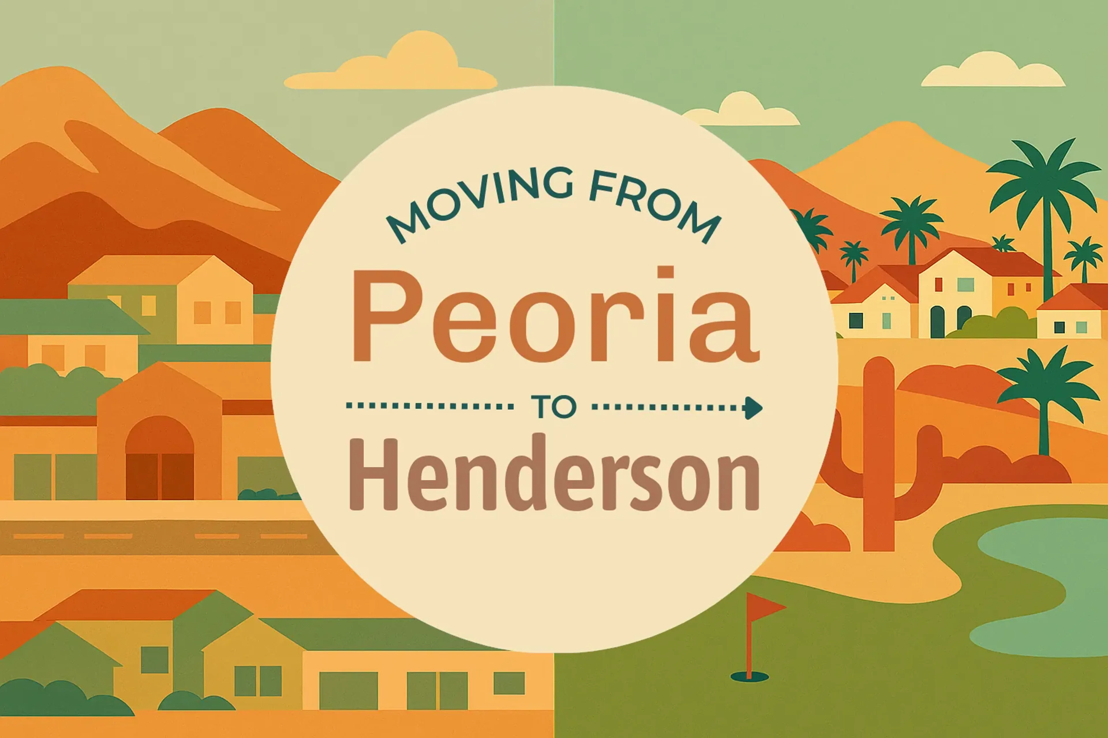Side-by-side comparison of Peoria to Henderson moving companies