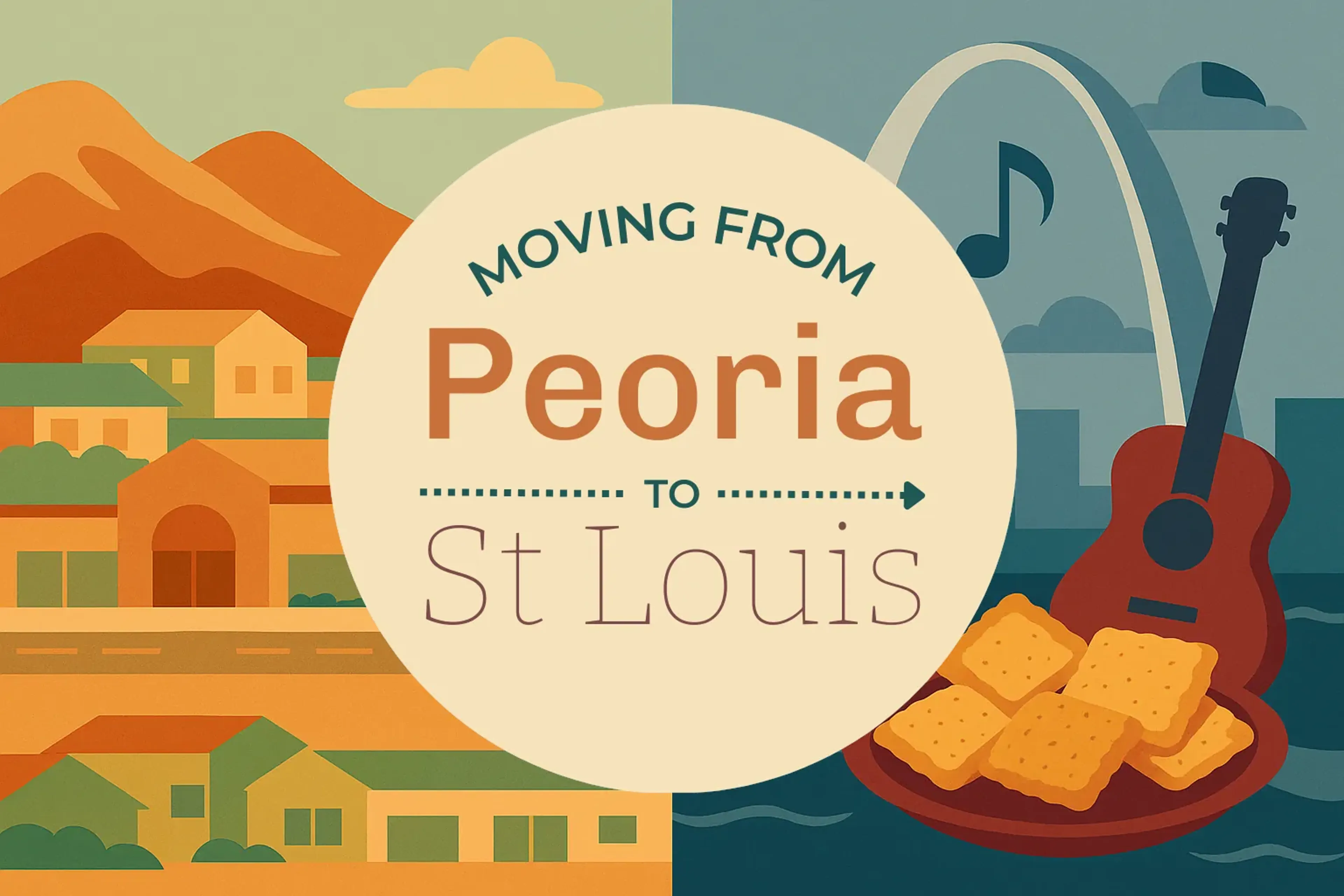 Side-by-side comparison of Peoria to St. Louis moving companies