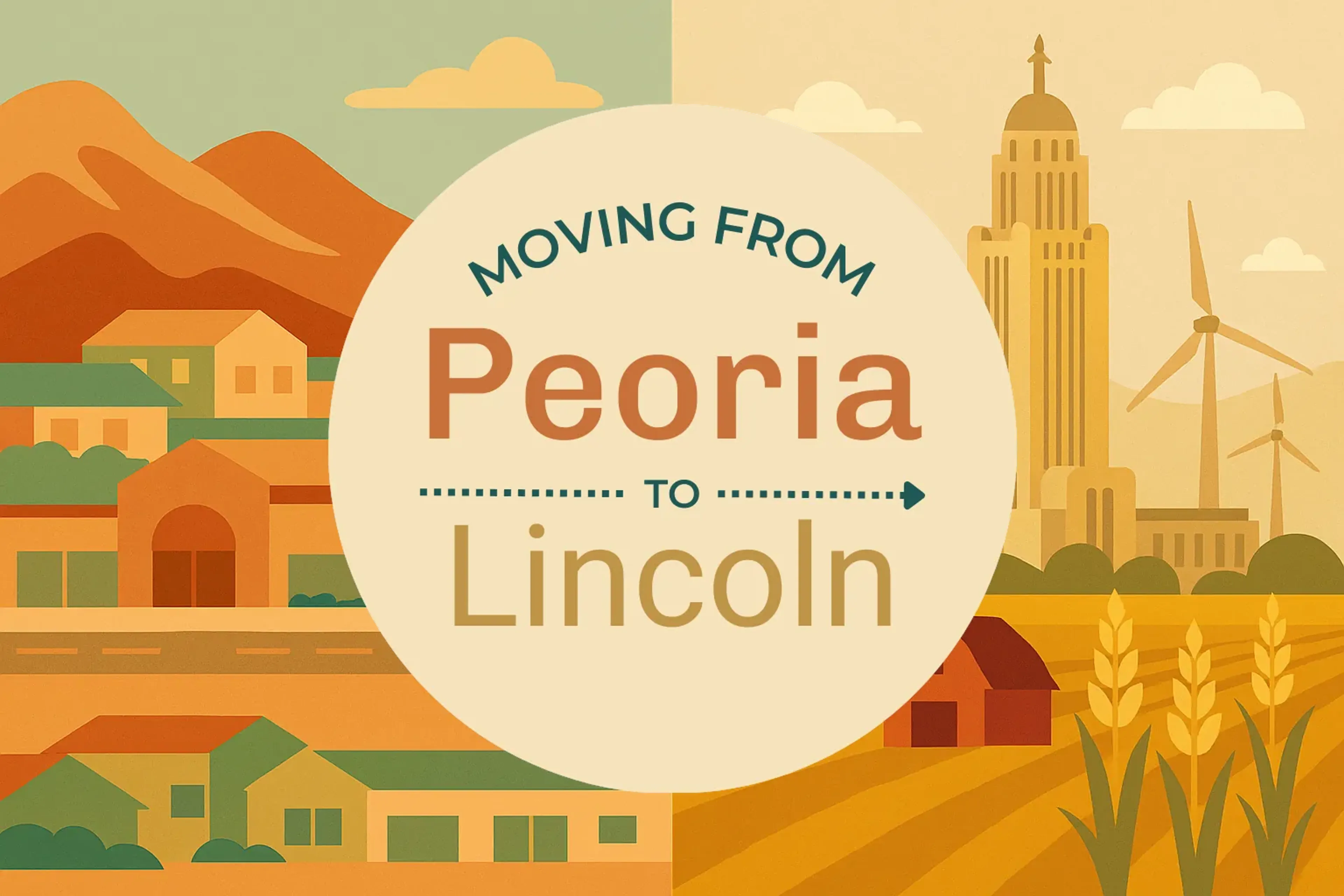 Side-by-side comparison of Peoria to Lincoln moving companies
