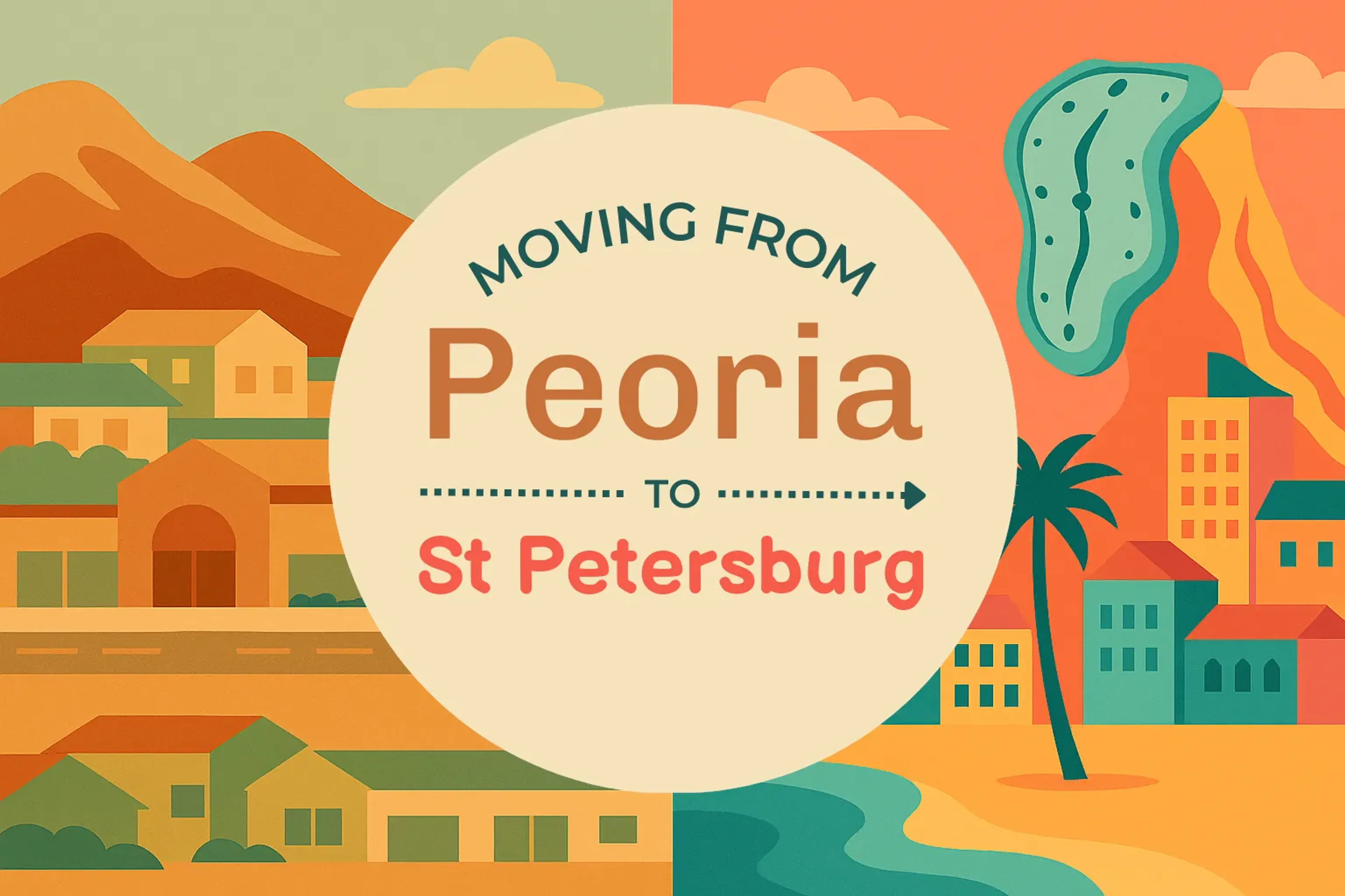 Side-by-side comparison of Peoria to St. Petersburg moving companies