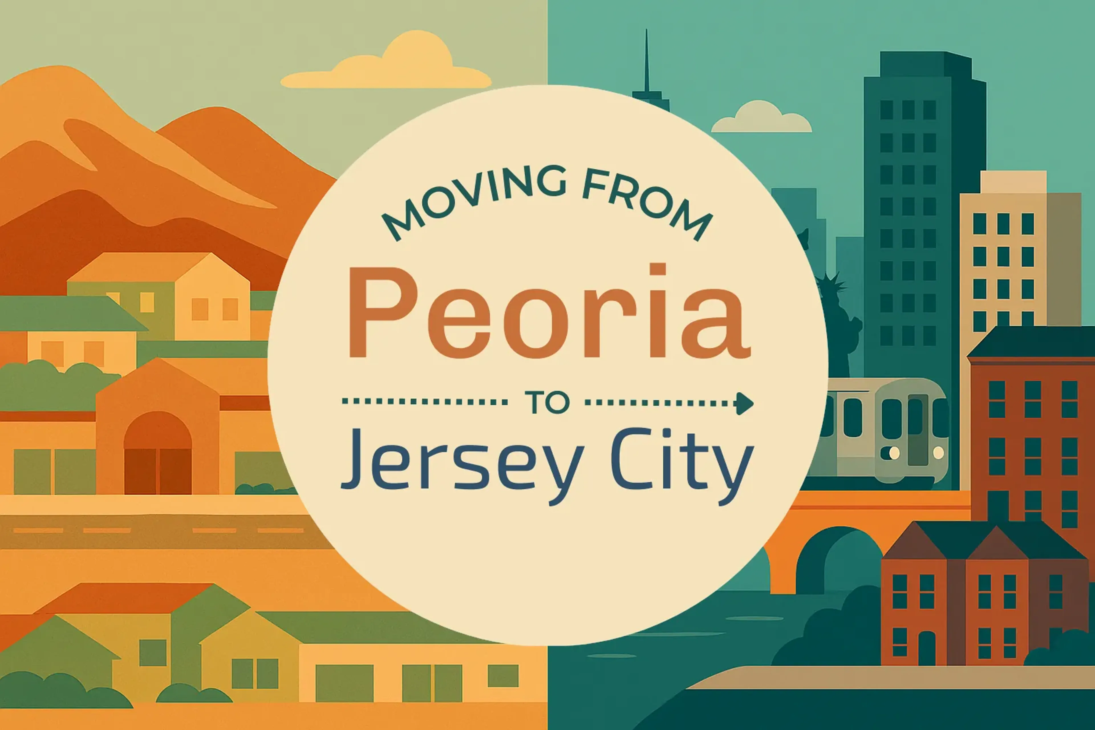 Side-by-side comparison of Peoria to Jersey City moving companies