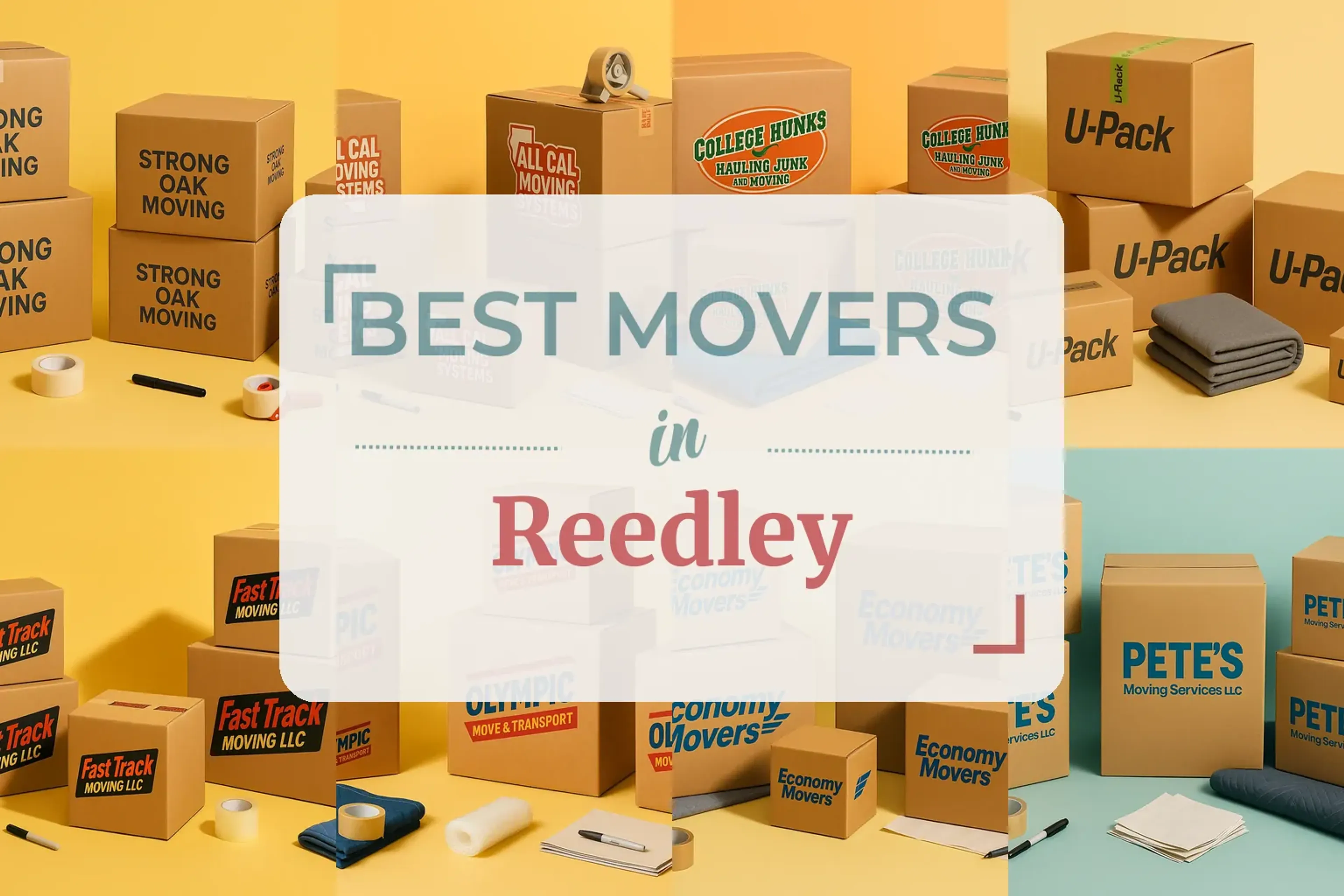 Side-by-side comparison of Reedley moving companies
