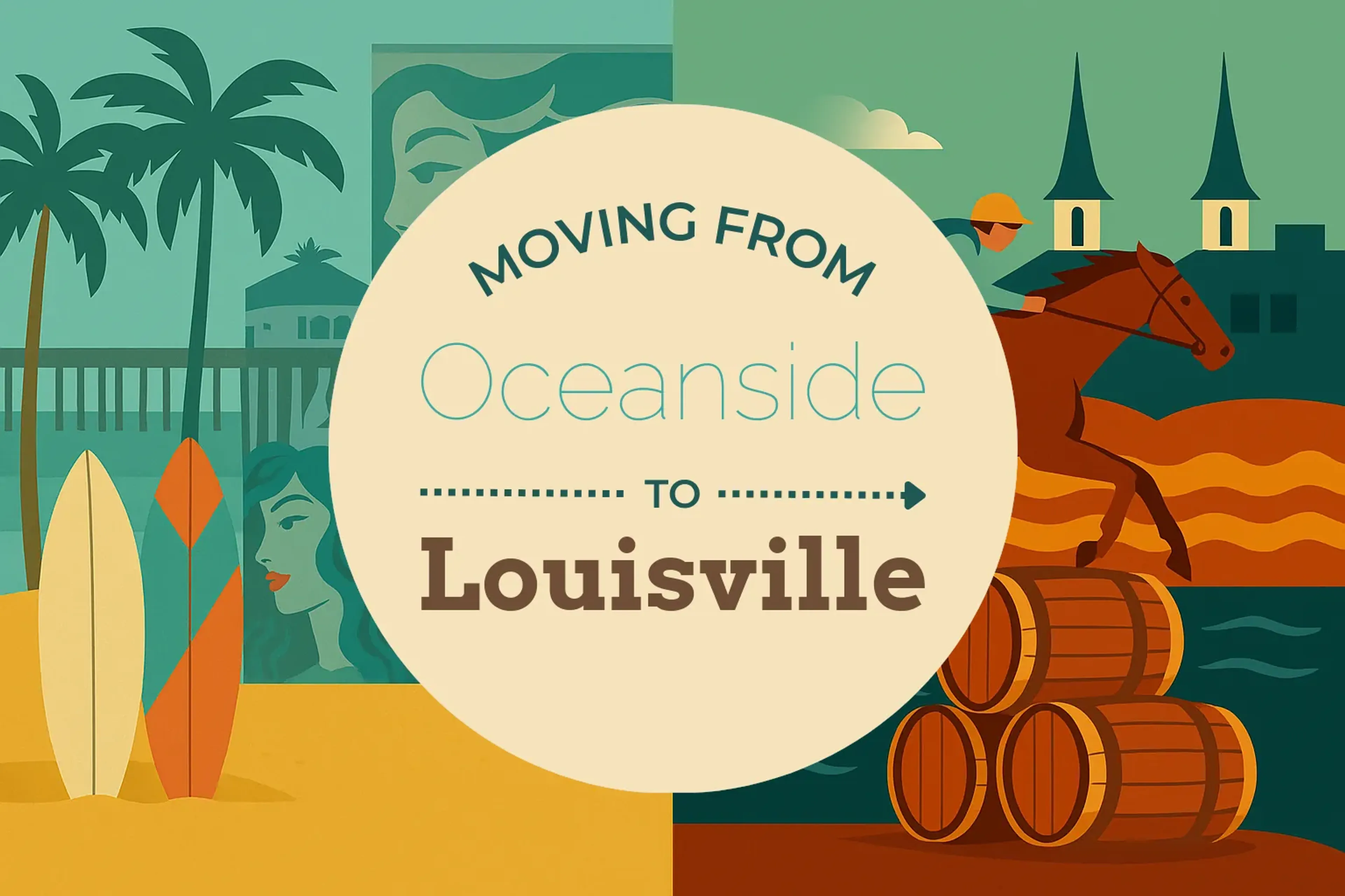 Side-by-side comparison of Oceanside to Louisville moving companies