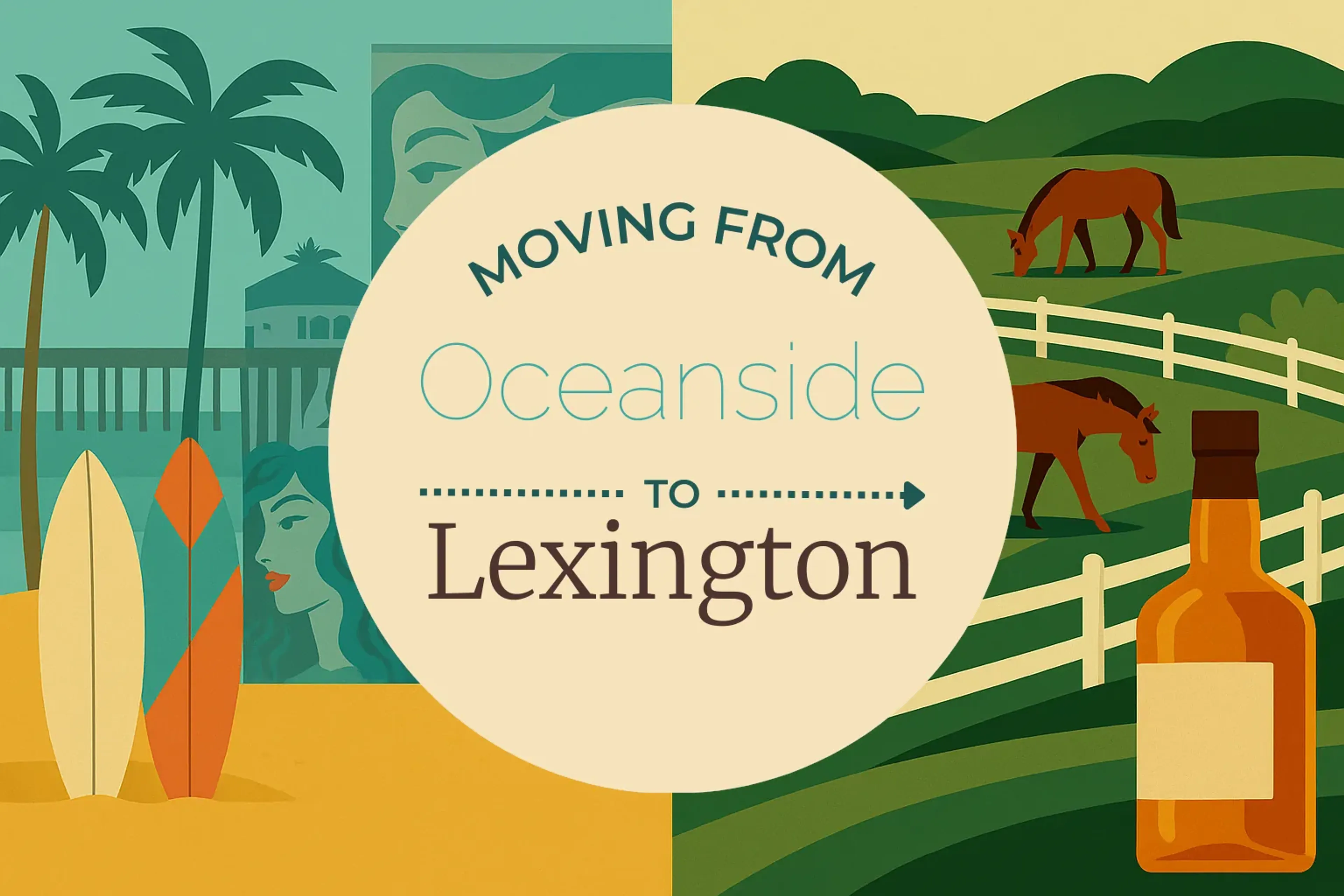 Side-by-side comparison of Oceanside to Lexington moving companies