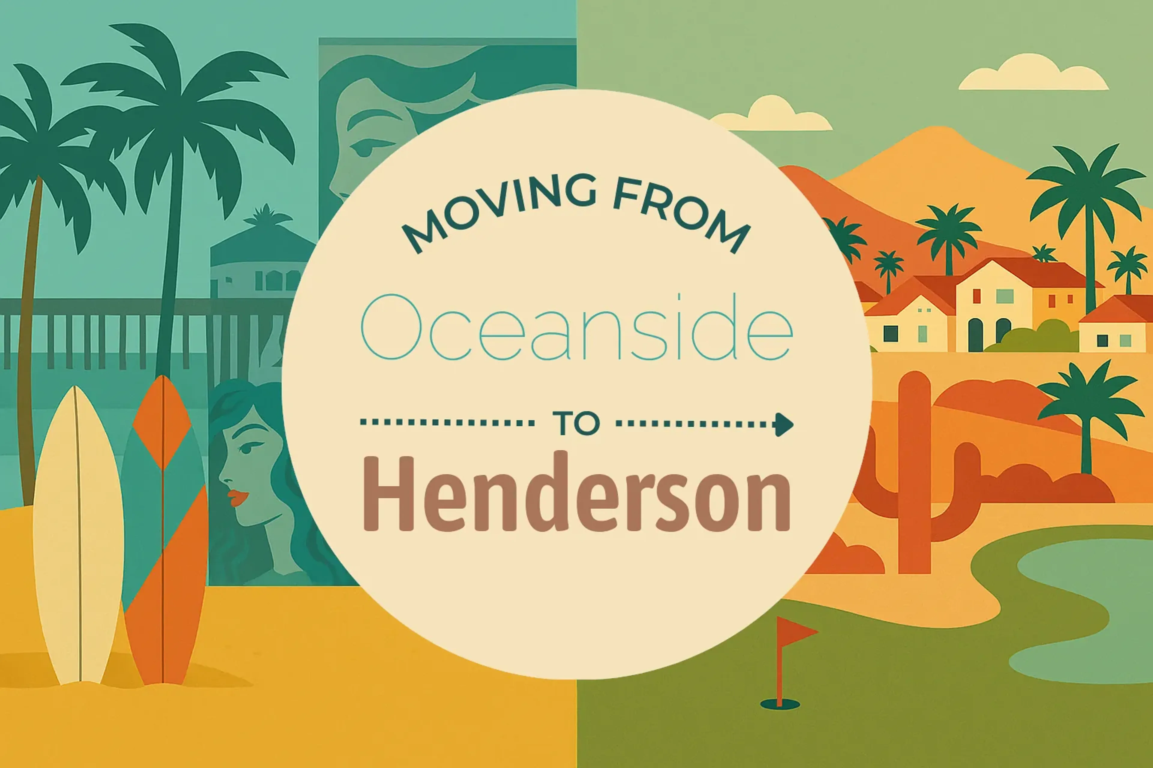 Side-by-side comparison of Oceanside to Henderson moving companies