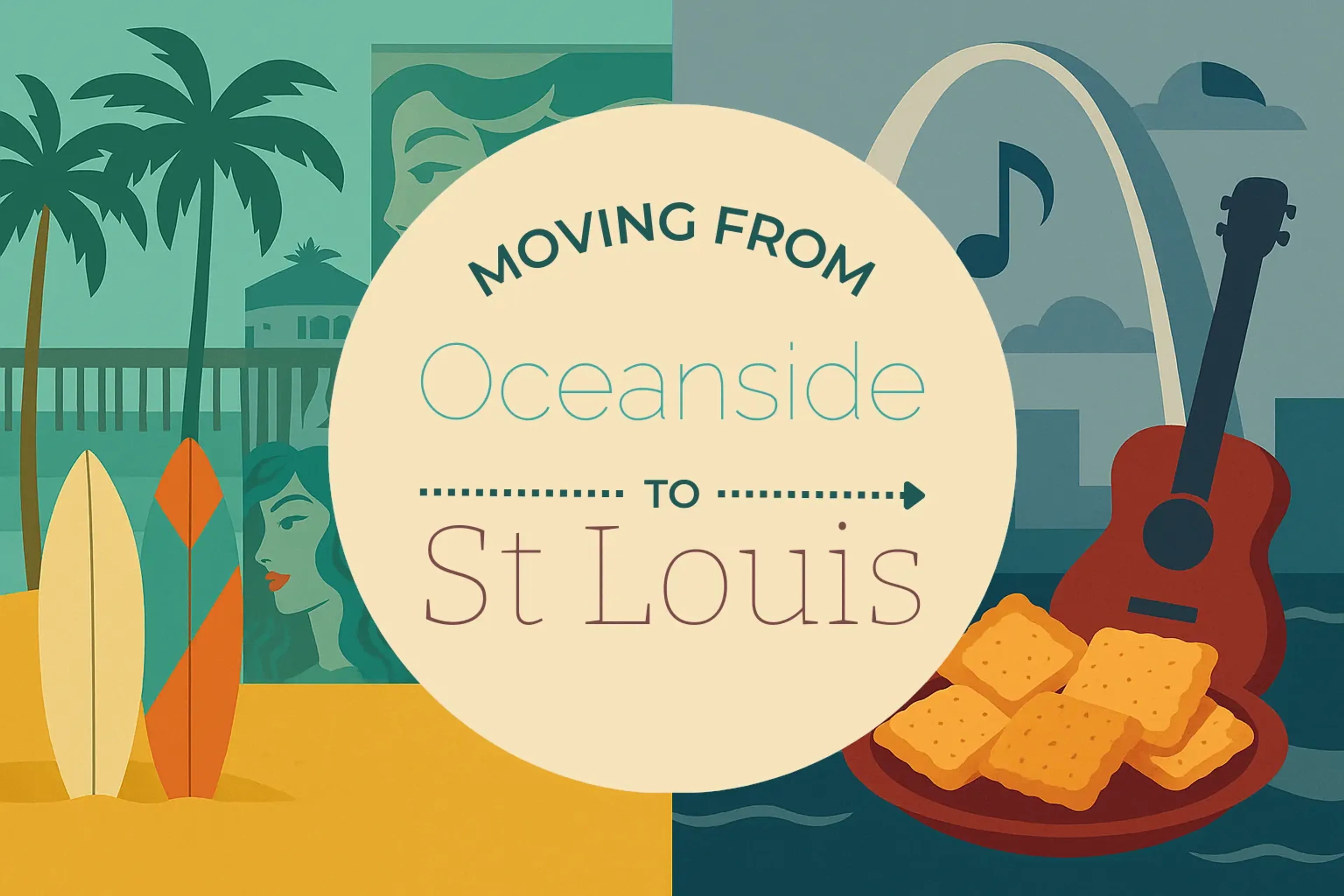 Side-by-side comparison of Oceanside to St. Louis moving companies
