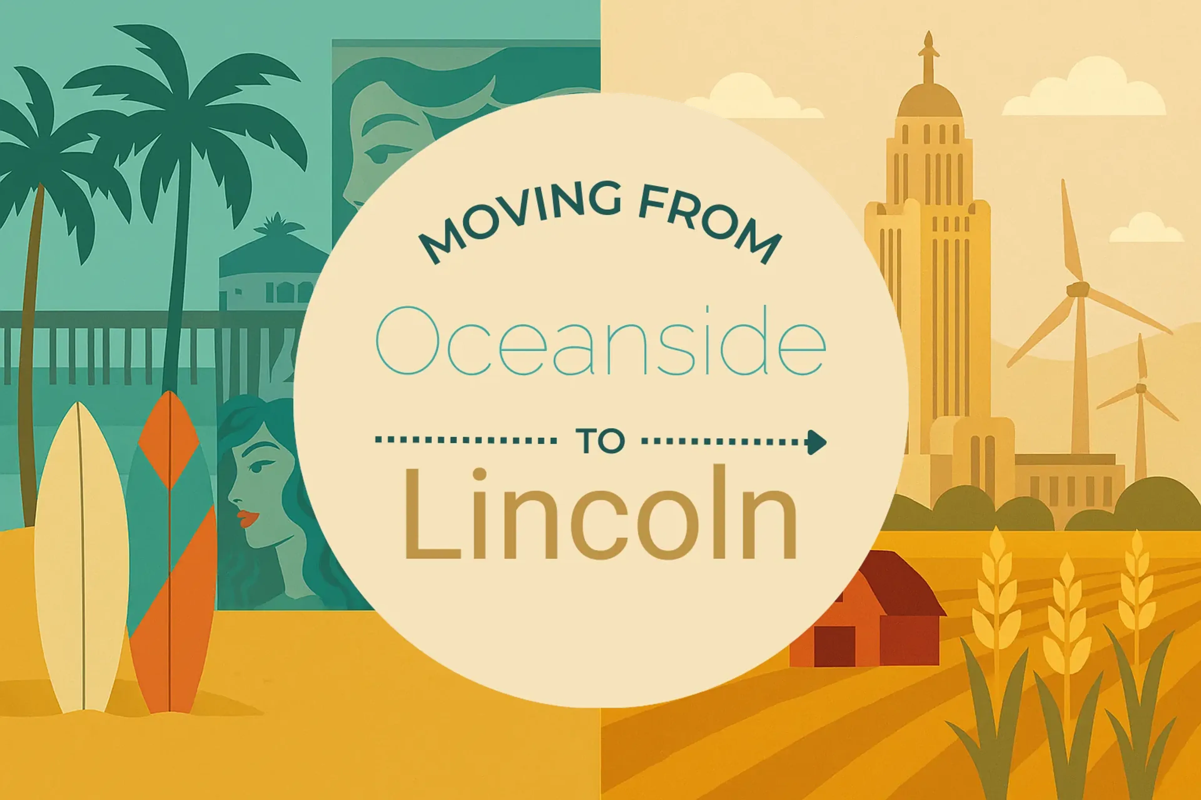 Side-by-side comparison of Oceanside to Lincoln moving companies