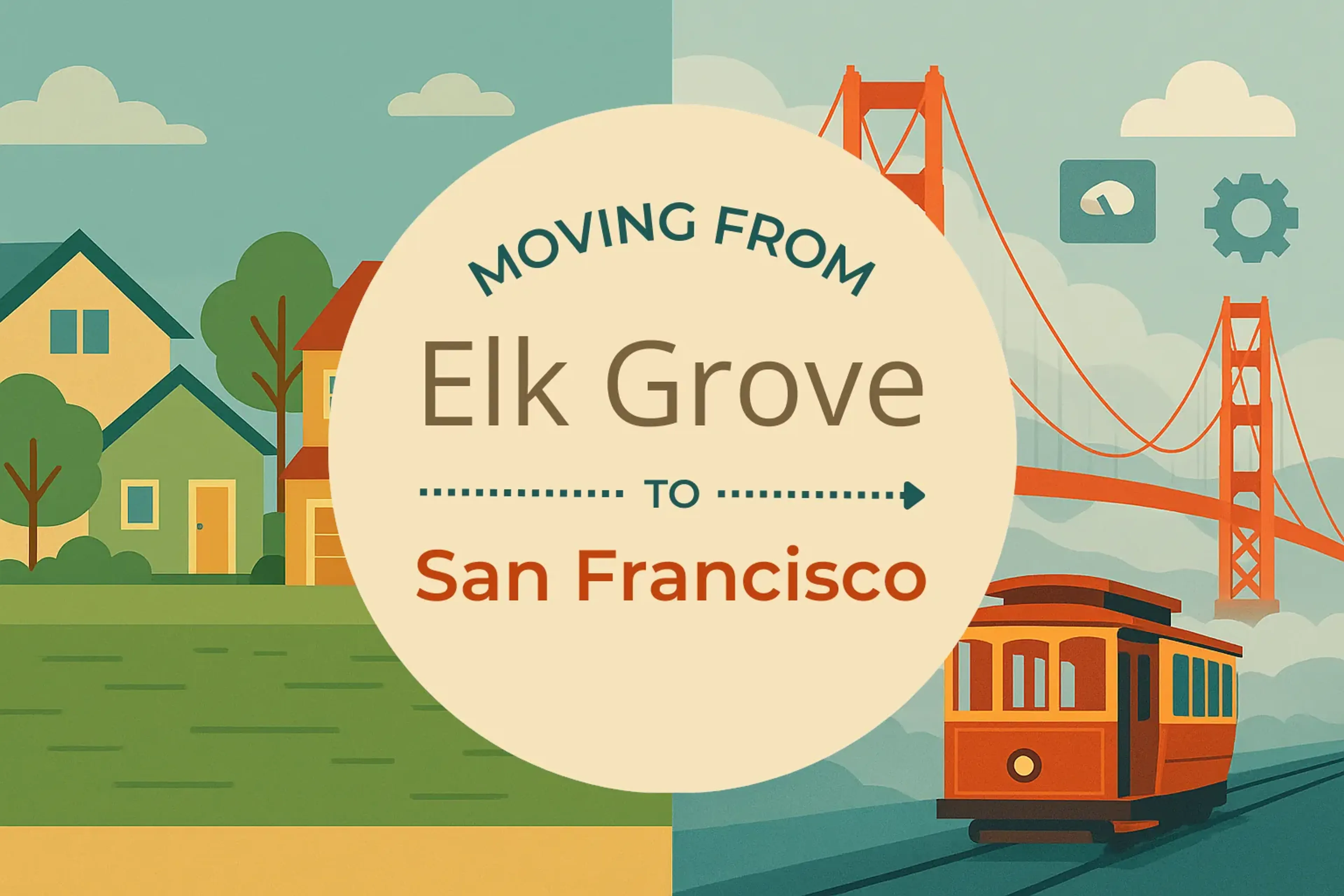 Side-by-side comparison of Elk Grove to San Francisco moving companies