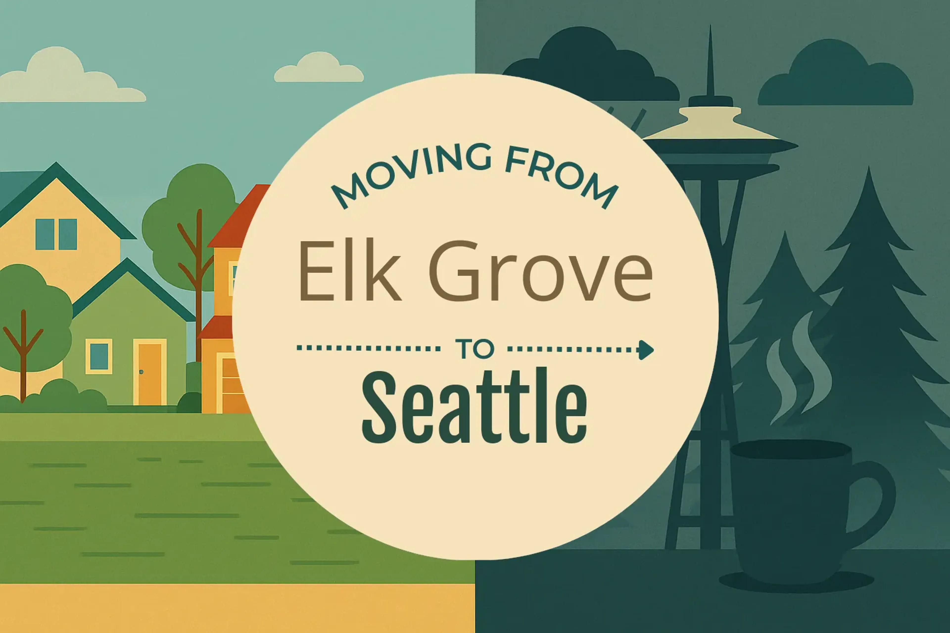 Side-by-side comparison of Elk Grove to Seattle moving companies