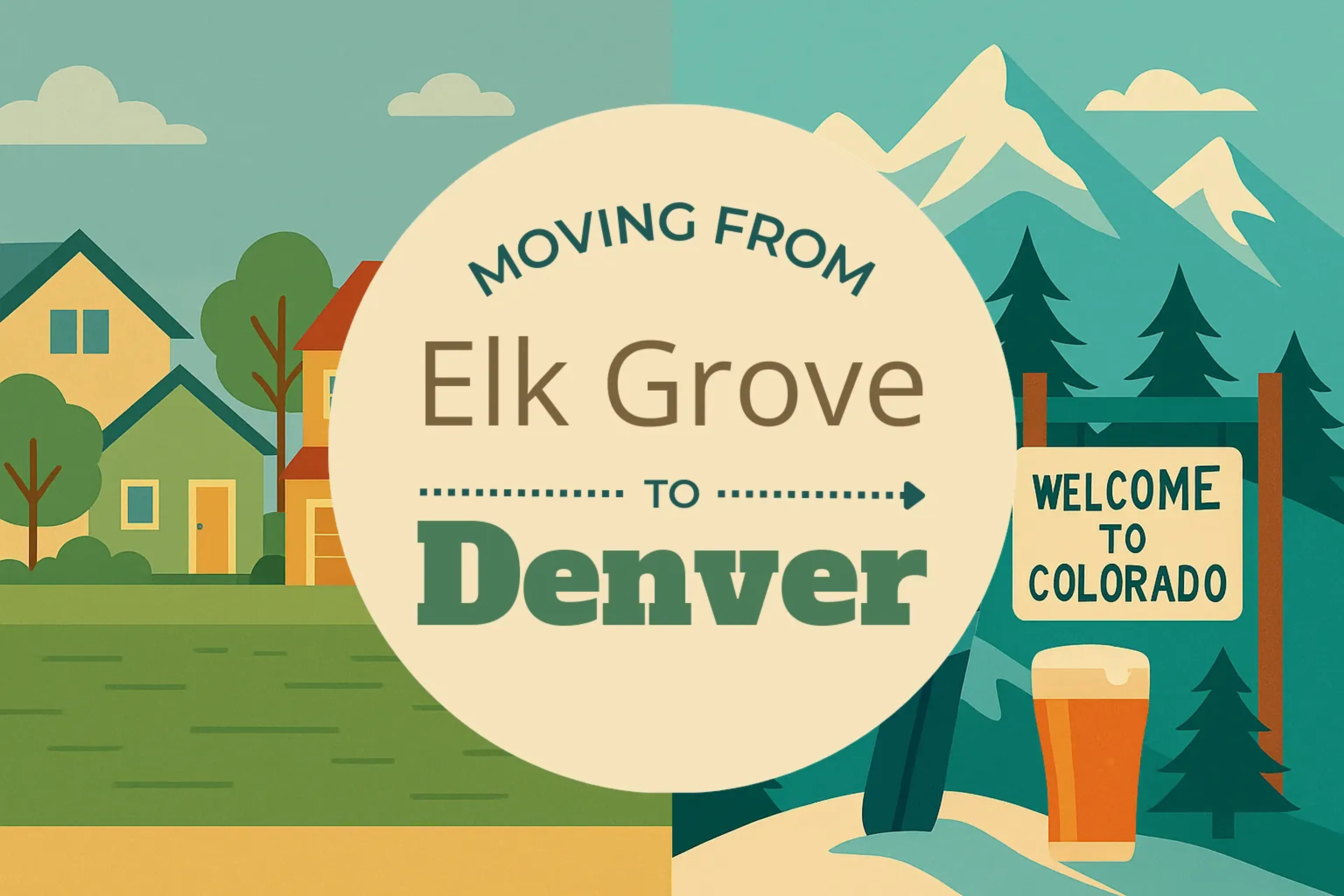 Side-by-side comparison of Elk Grove to Denver moving companies