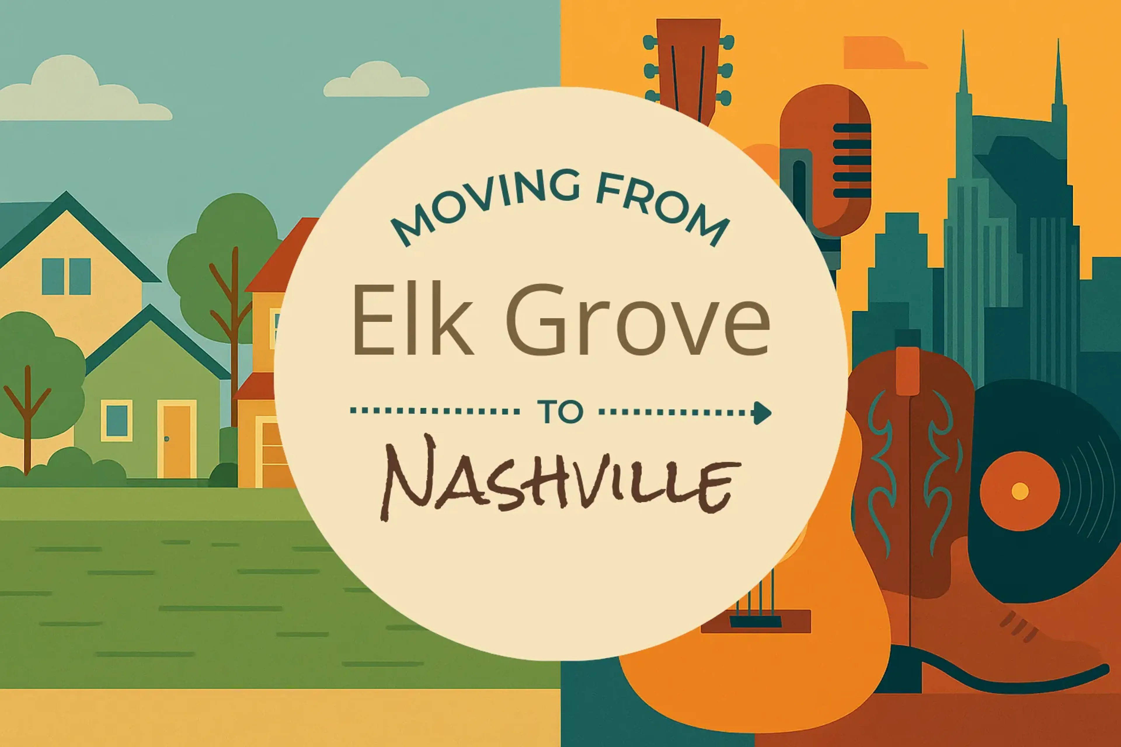 Side-by-side comparison of Elk Grove to Nashville moving companies