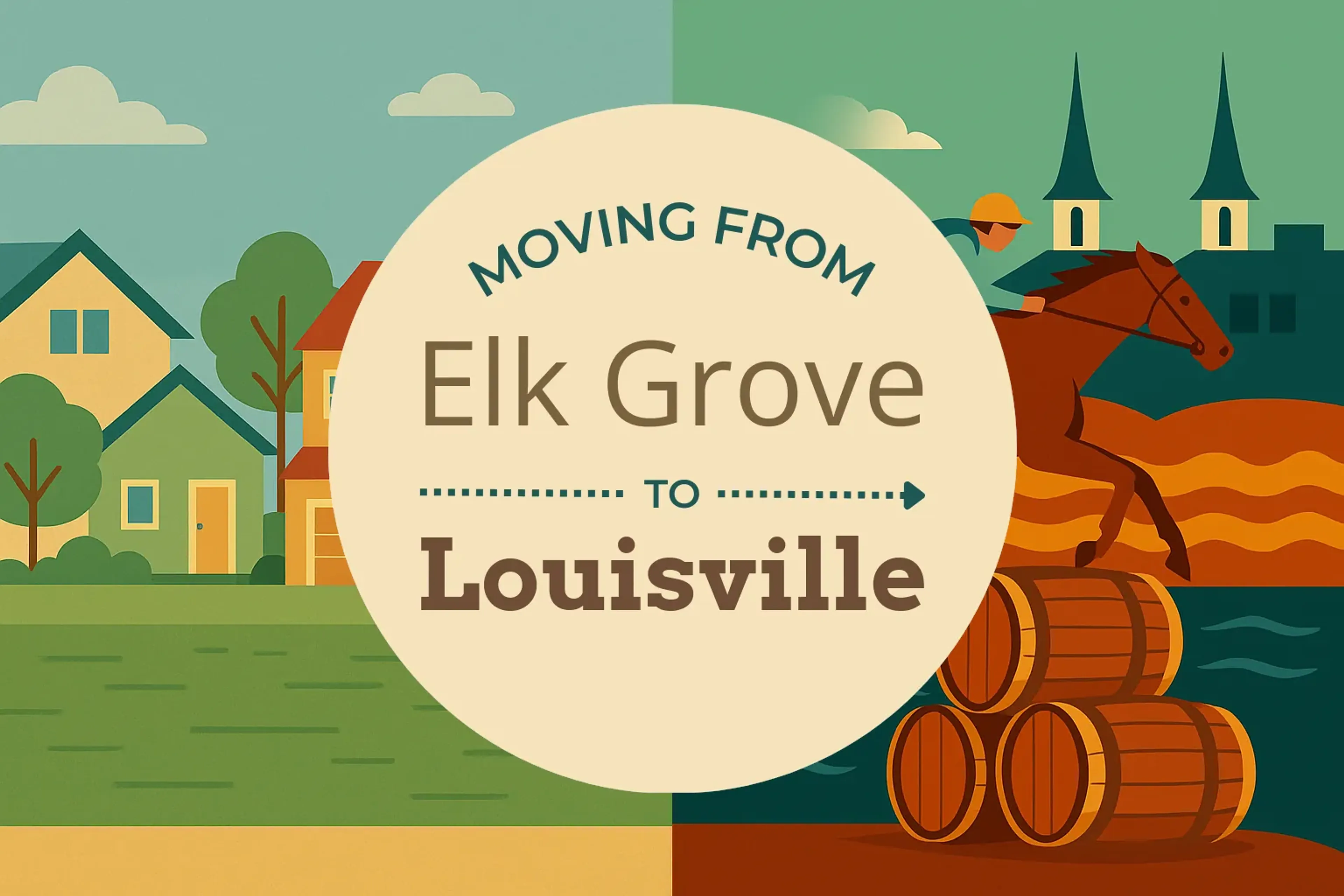 Side-by-side comparison of Elk Grove to Louisville moving companies