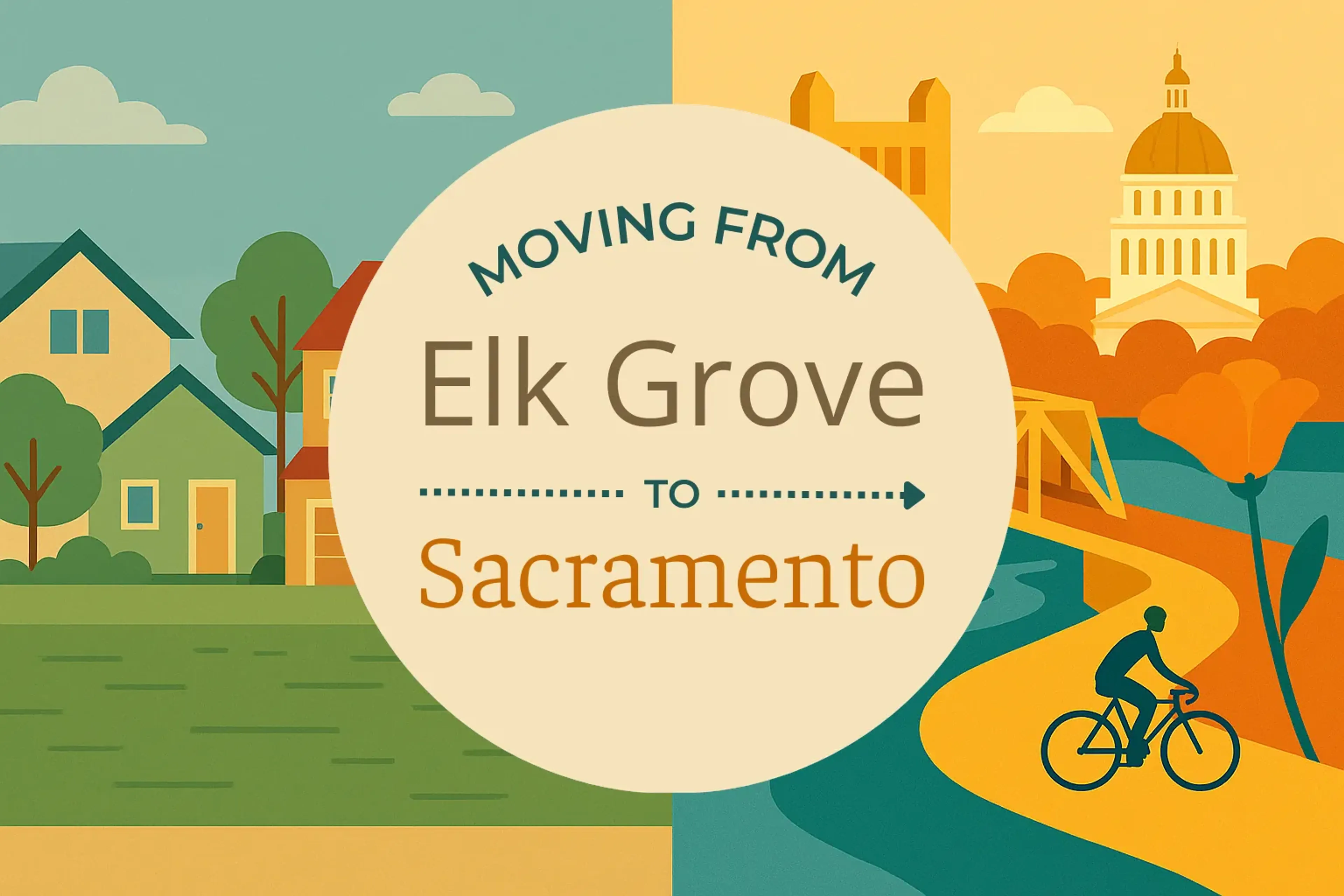 Side-by-side comparison of Elk Grove to Sacramento moving companies