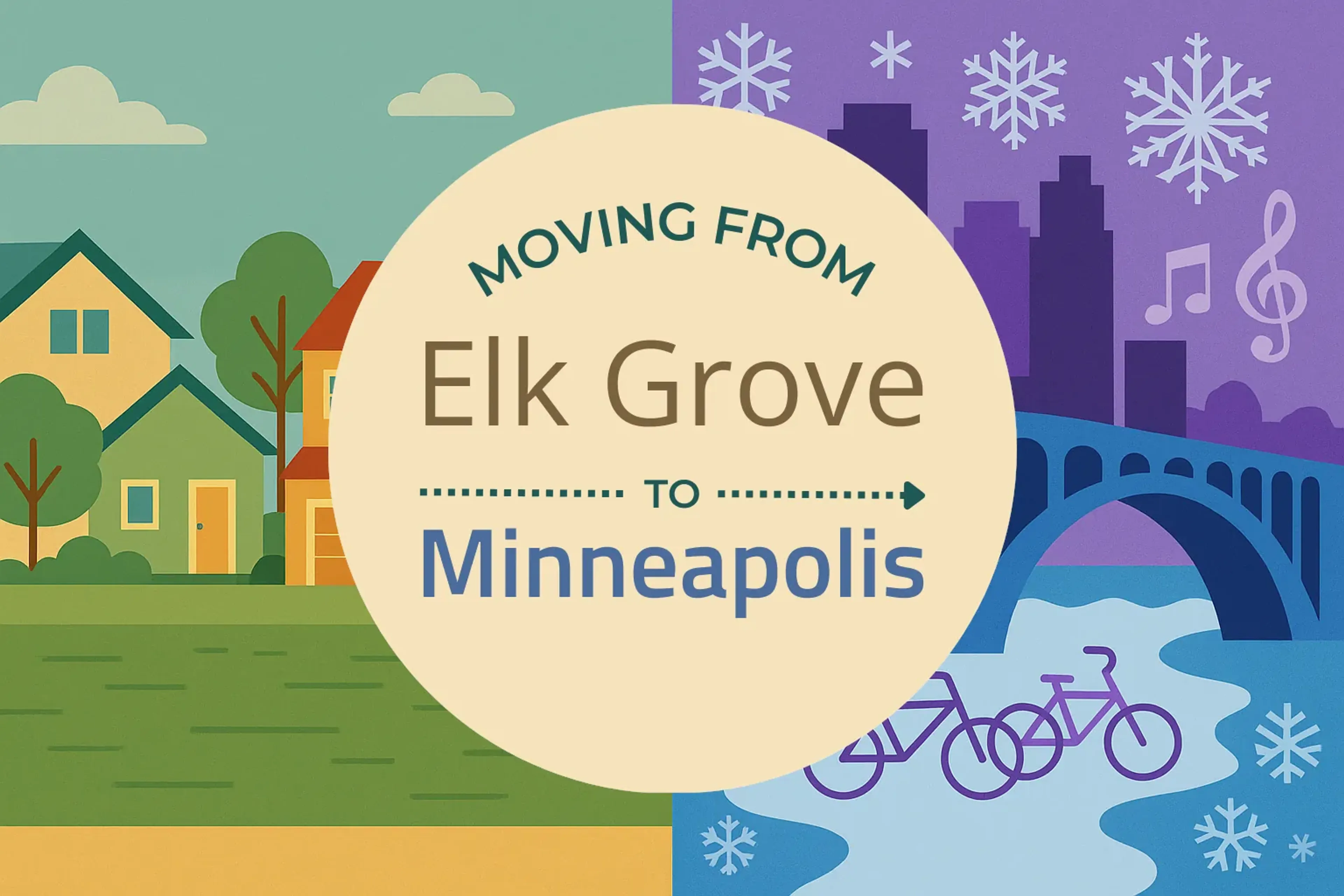 Side-by-side comparison of Elk Grove to Minneapolis moving companies