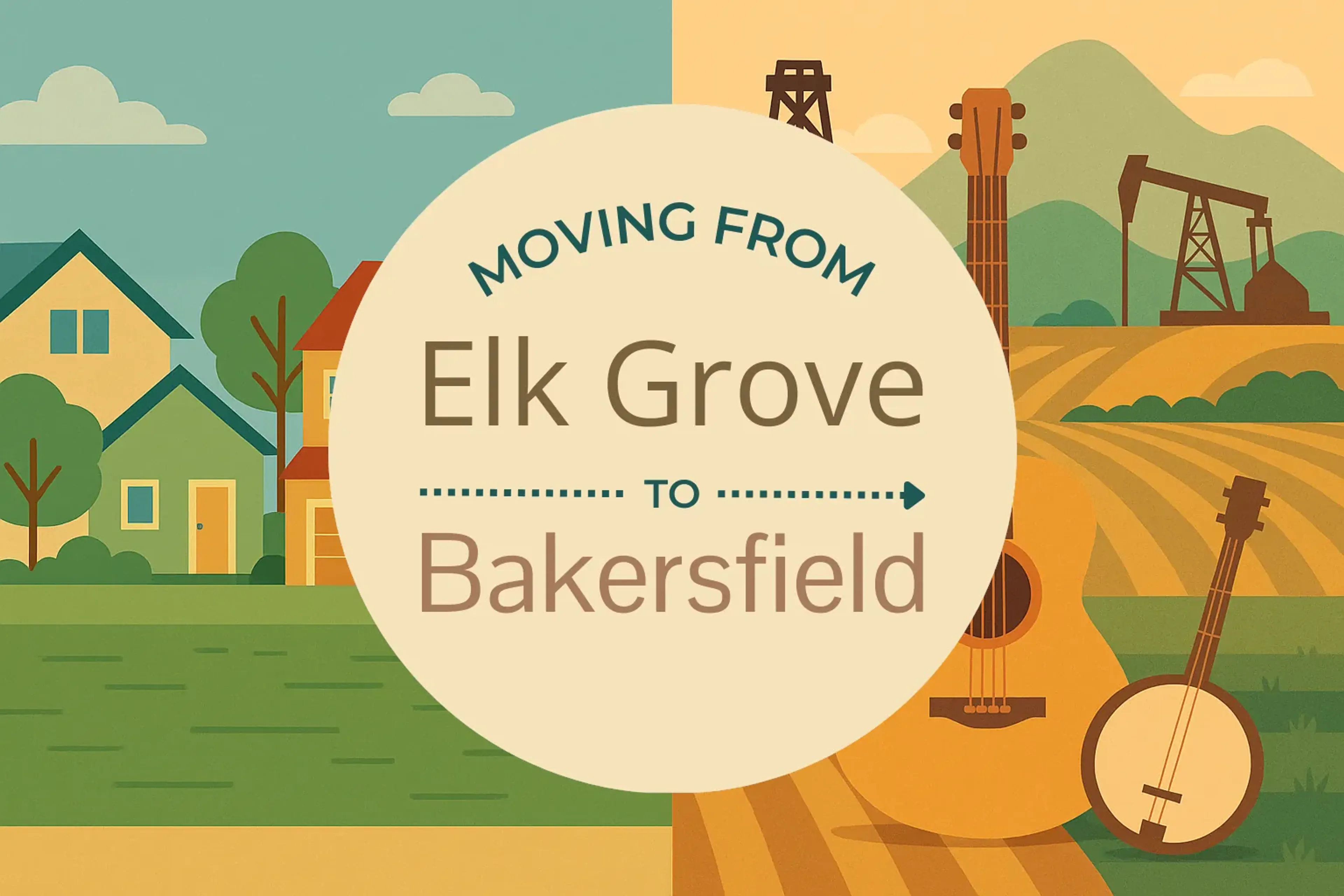 Side-by-side comparison of Elk Grove to Bakersfield moving companies