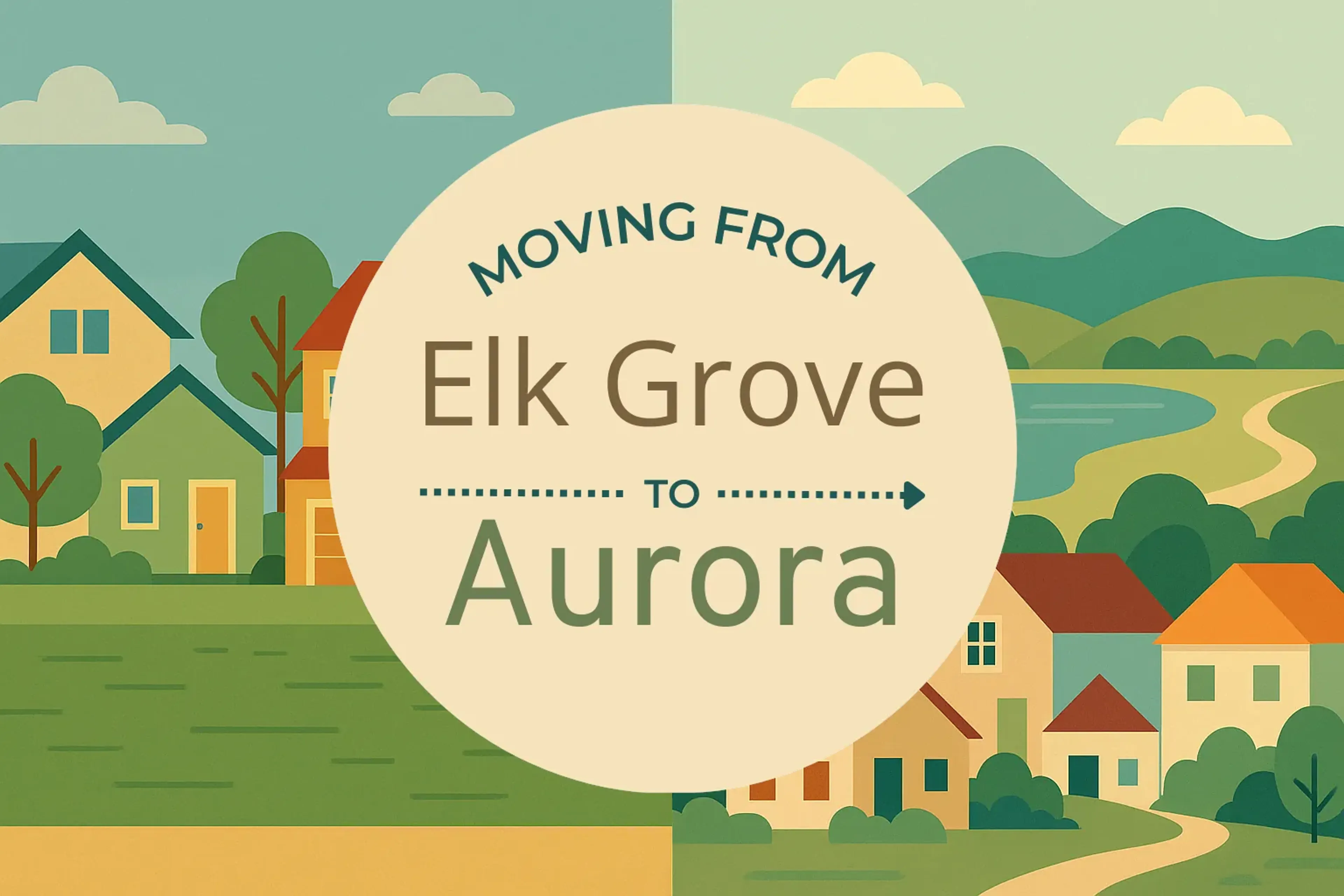 Side-by-side comparison of Elk Grove to Aurora moving companies