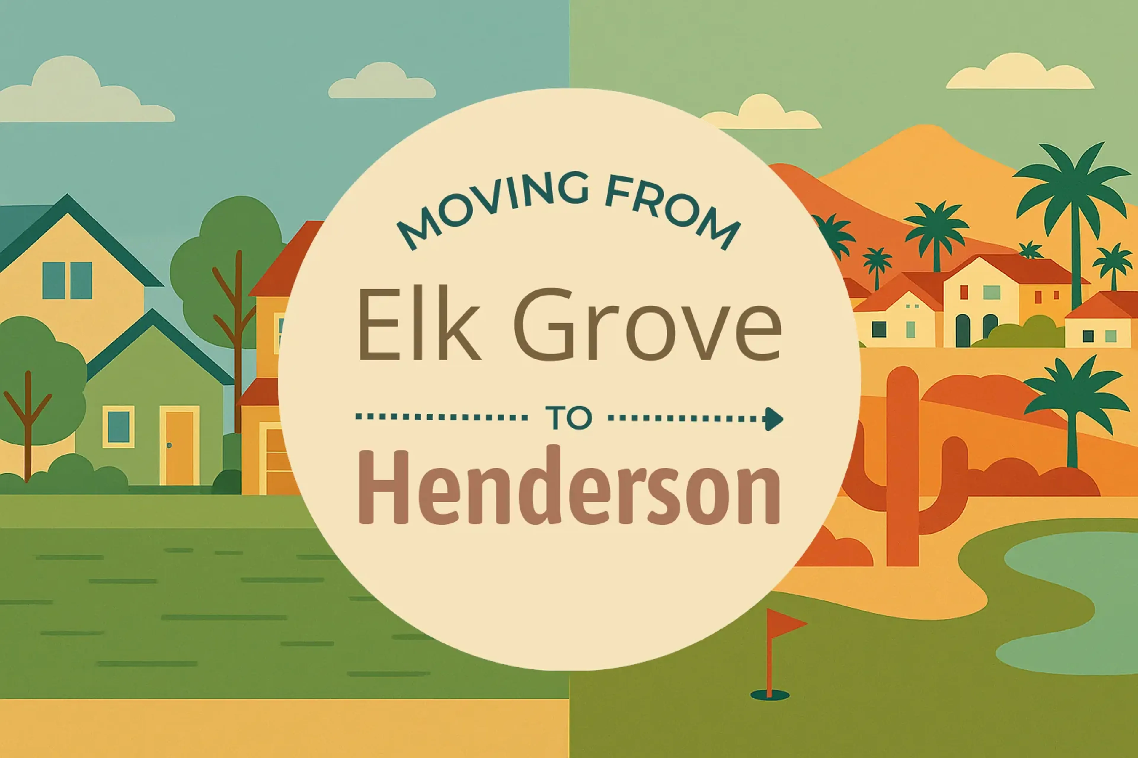 Side-by-side comparison of Elk Grove to Henderson moving companies