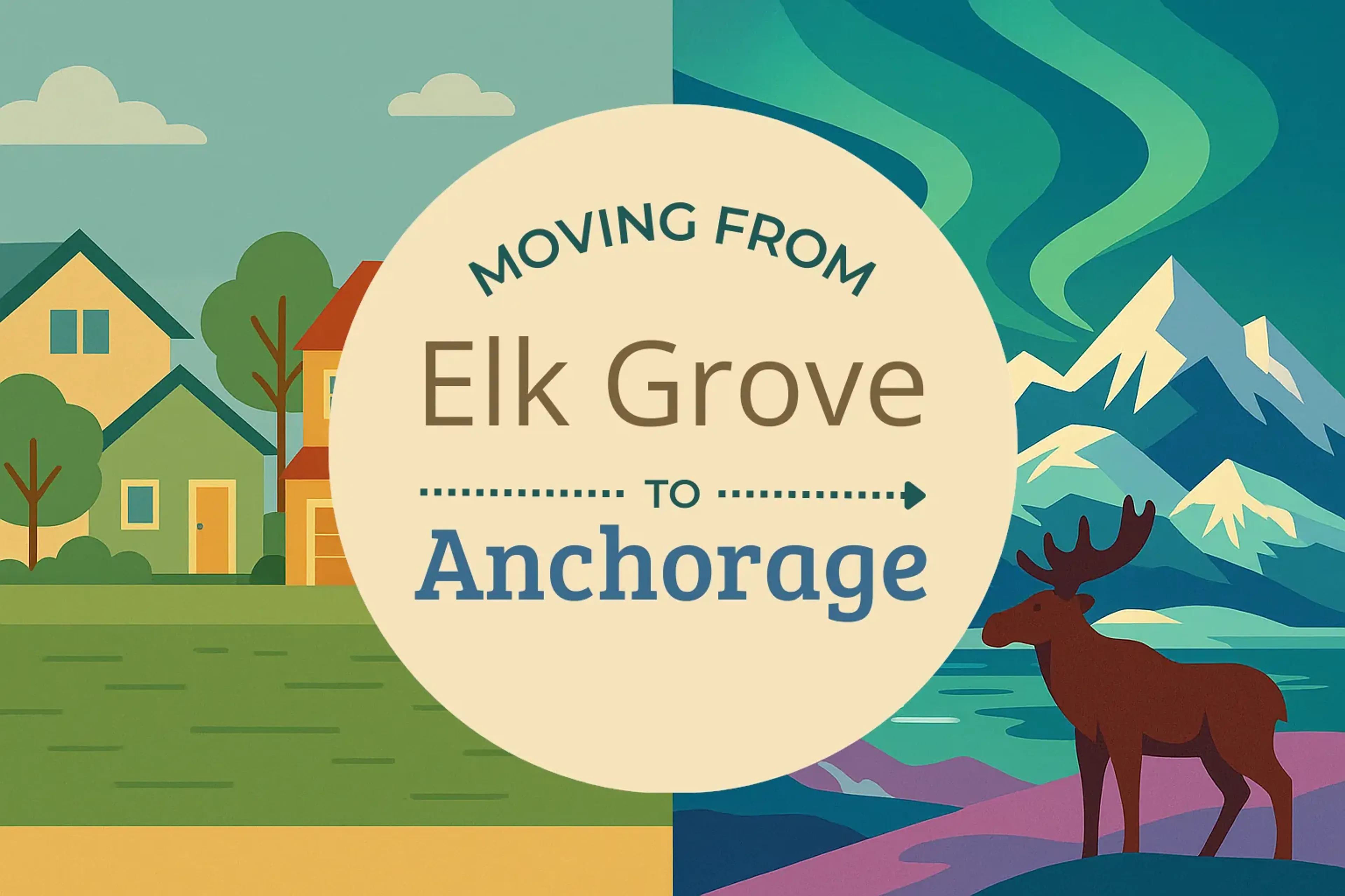 Side-by-side comparison of Elk Grove to Anchorage moving companies