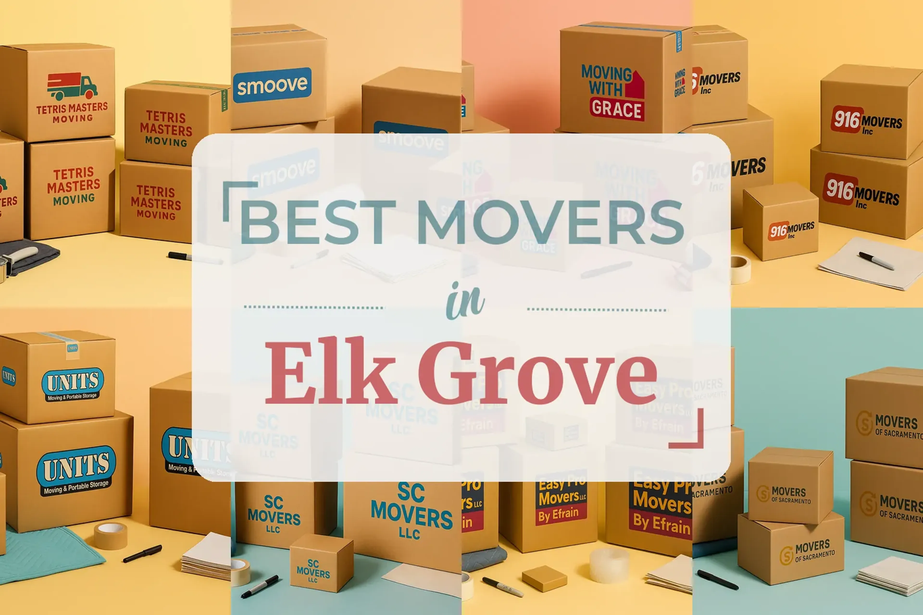 Side-by-side comparison of Elk Grove moving companies
