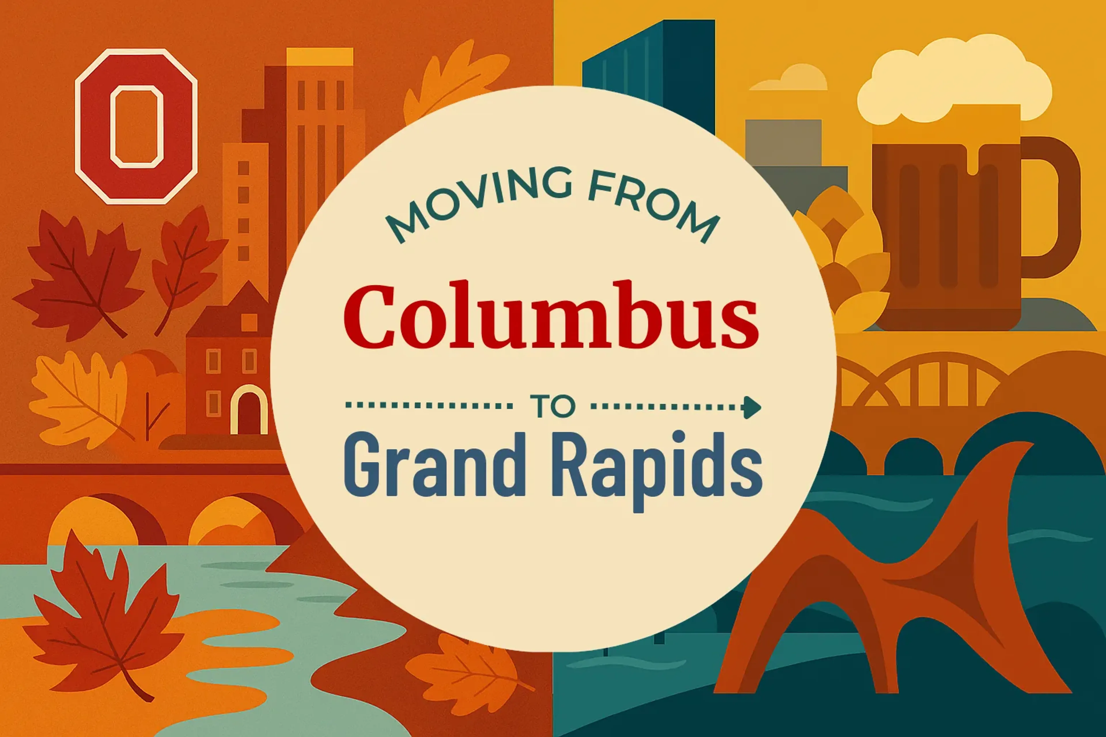 Side-by-side comparison of Columbus to Grand Rapids moving companies