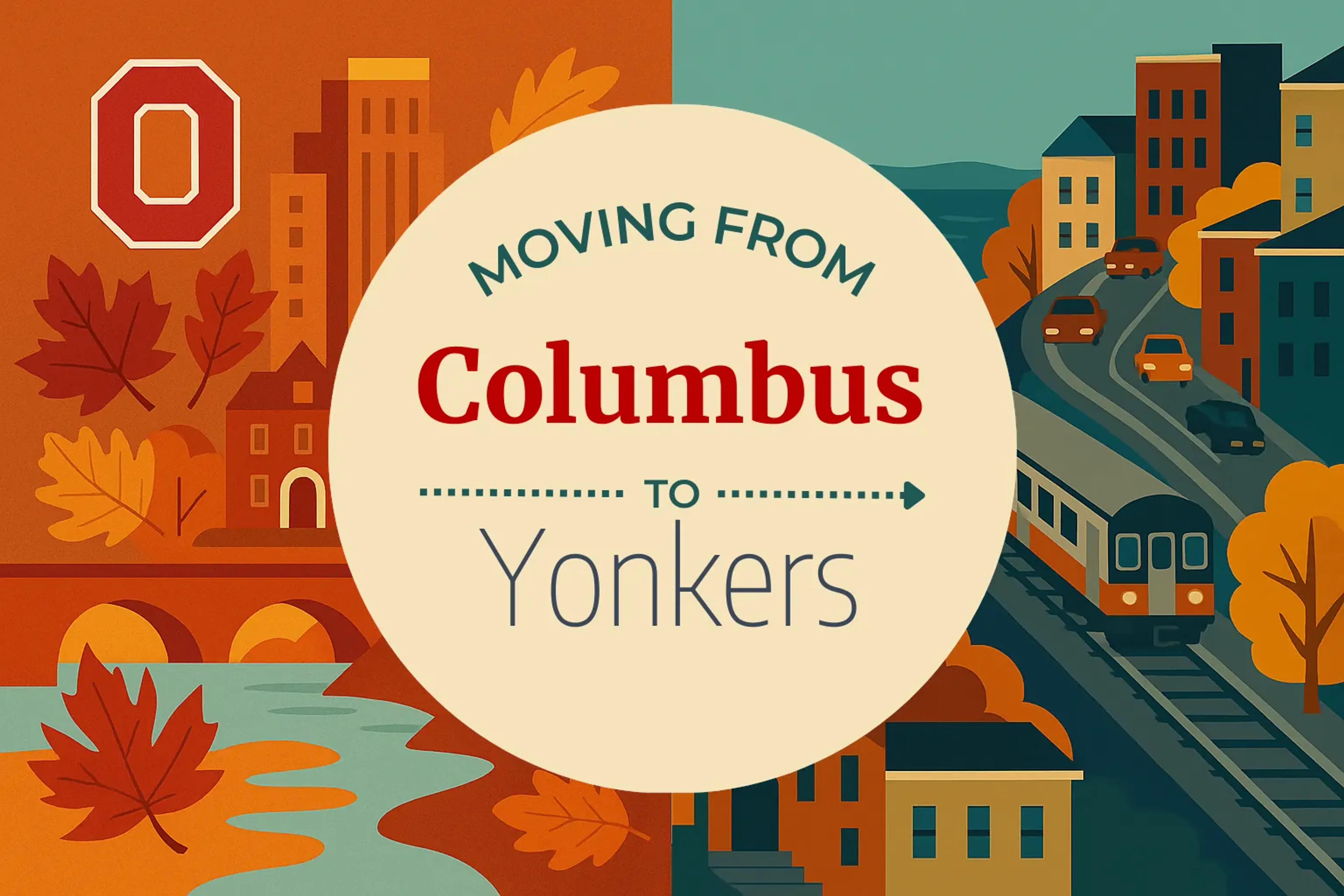 Side-by-side comparison of Columbus to Yonkers moving companies