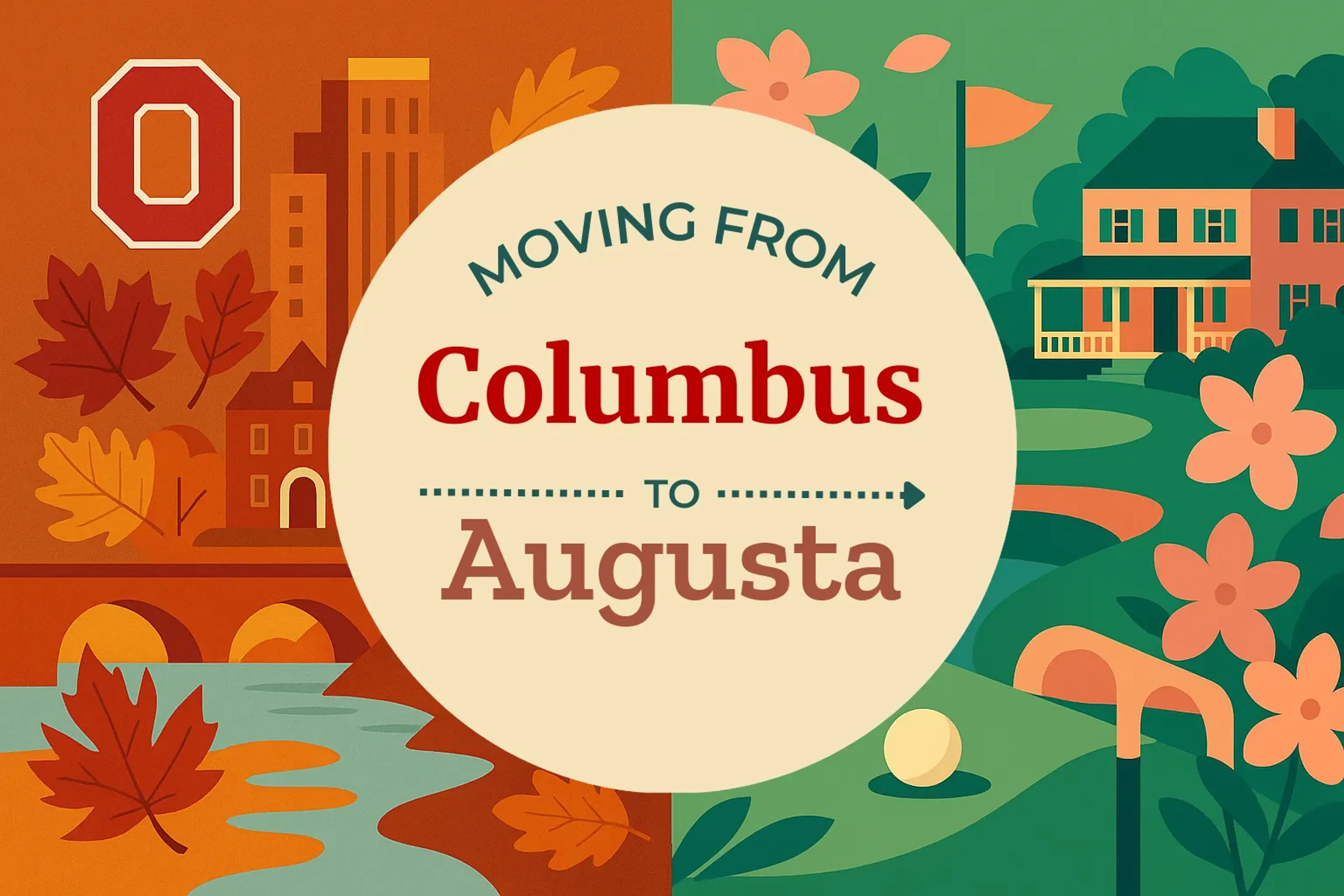 Side-by-side comparison of Columbus to Augusta moving companies
